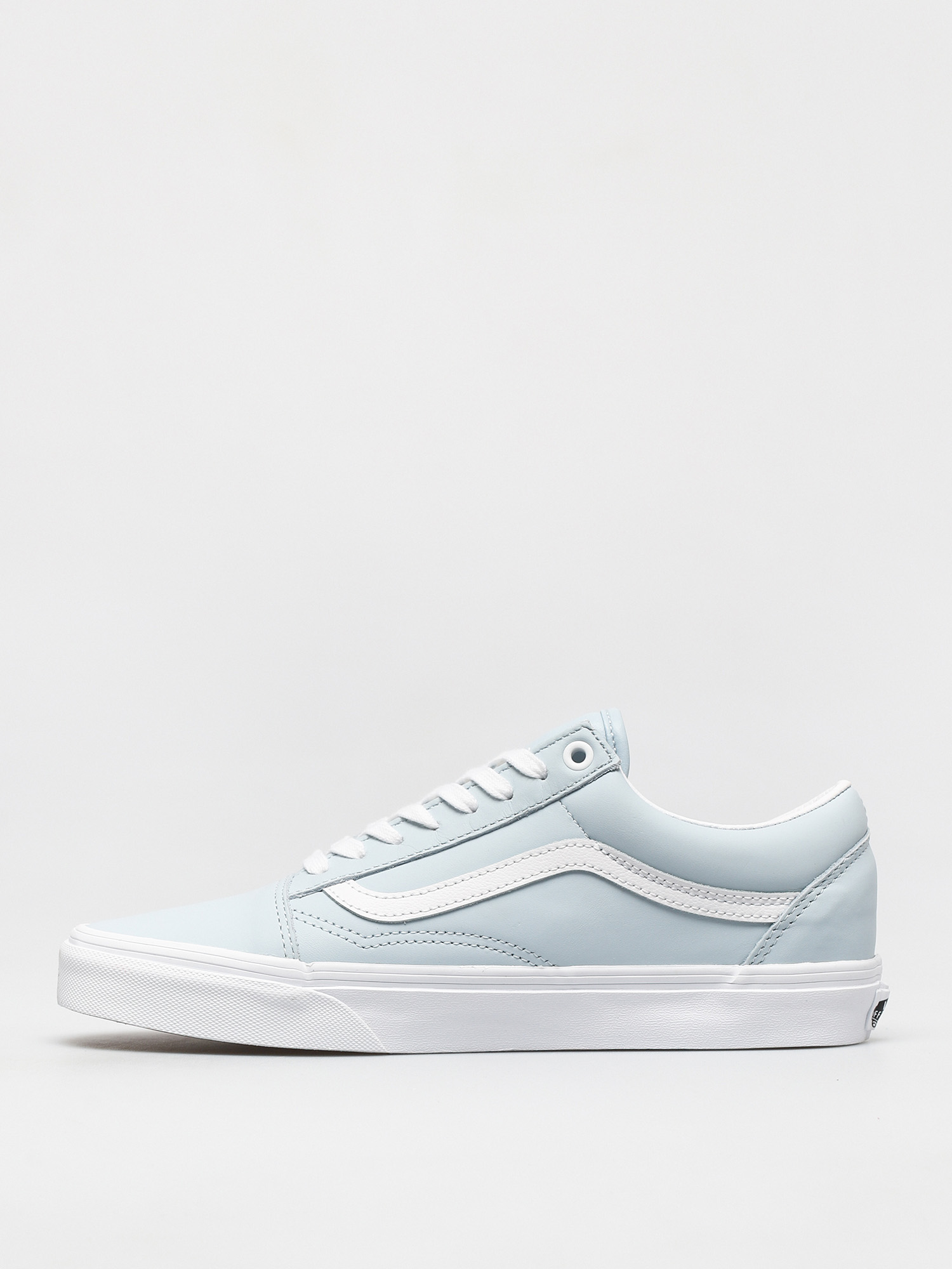 Vans Old Skool Shoes (leather ballad blue/true white)