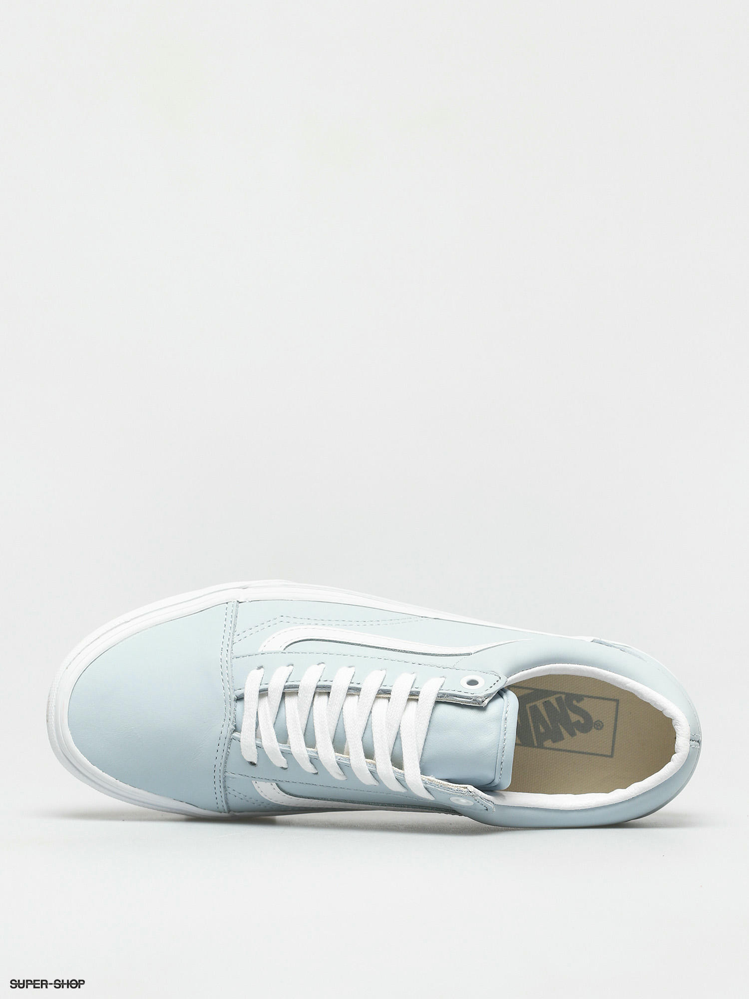 Vans Old Skool Shoes (leather ballad blue/true white)