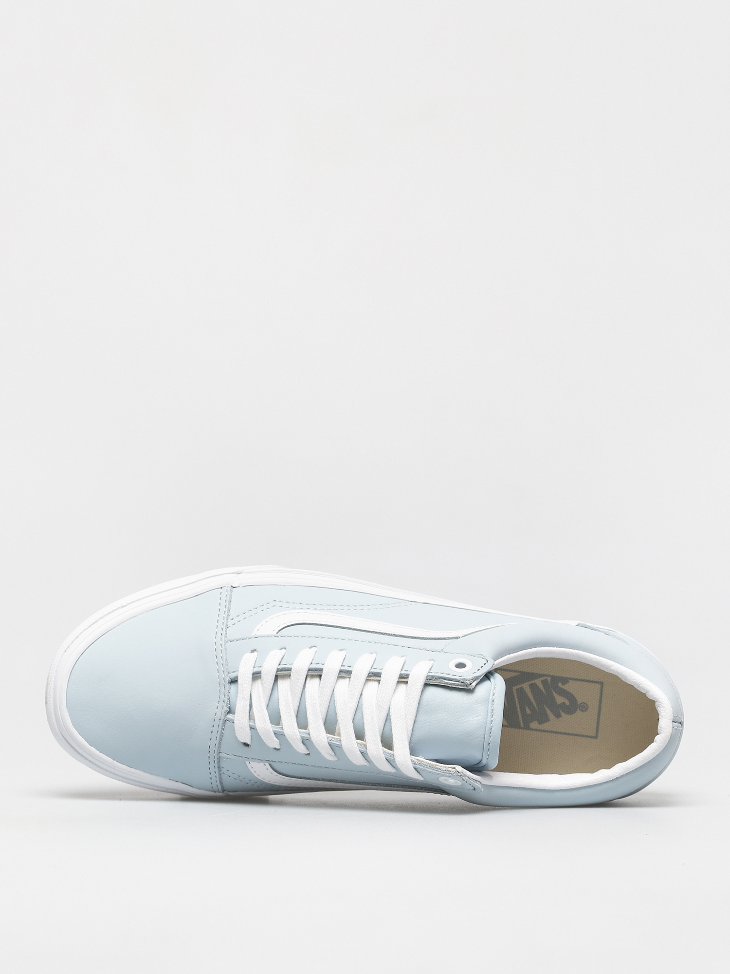 Vans Old Skool Shoes (leather ballad blue/true white)