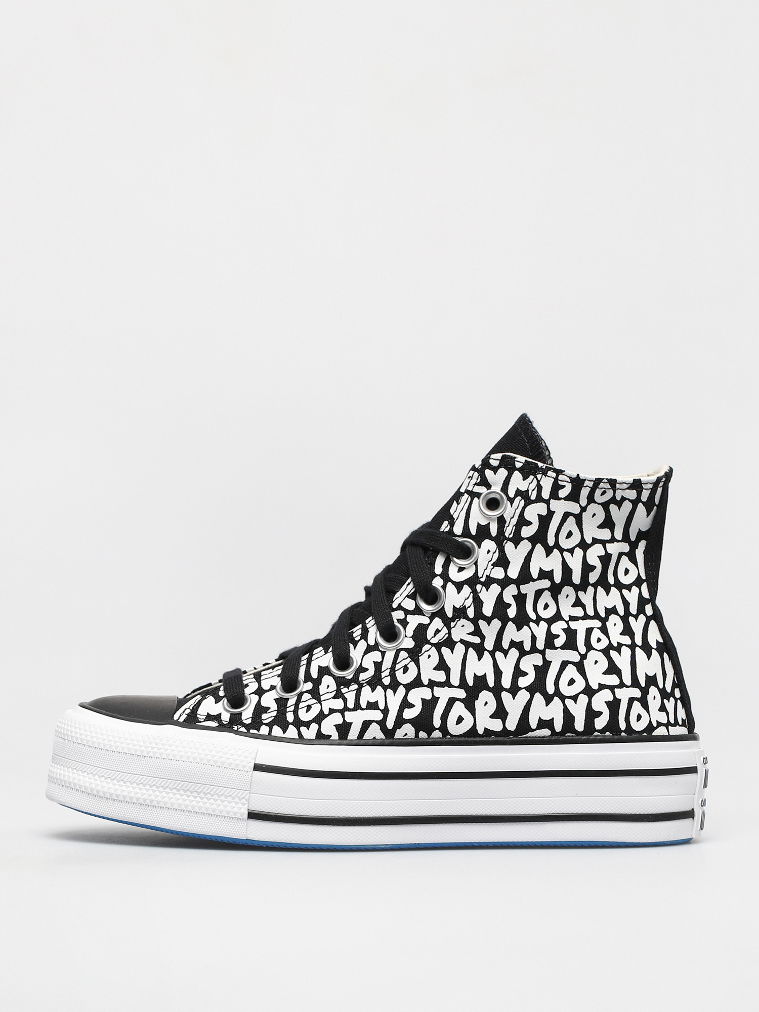 Converse Chuck Taylor All Star Double Stack Lift Hi Chucks Wmn (black)