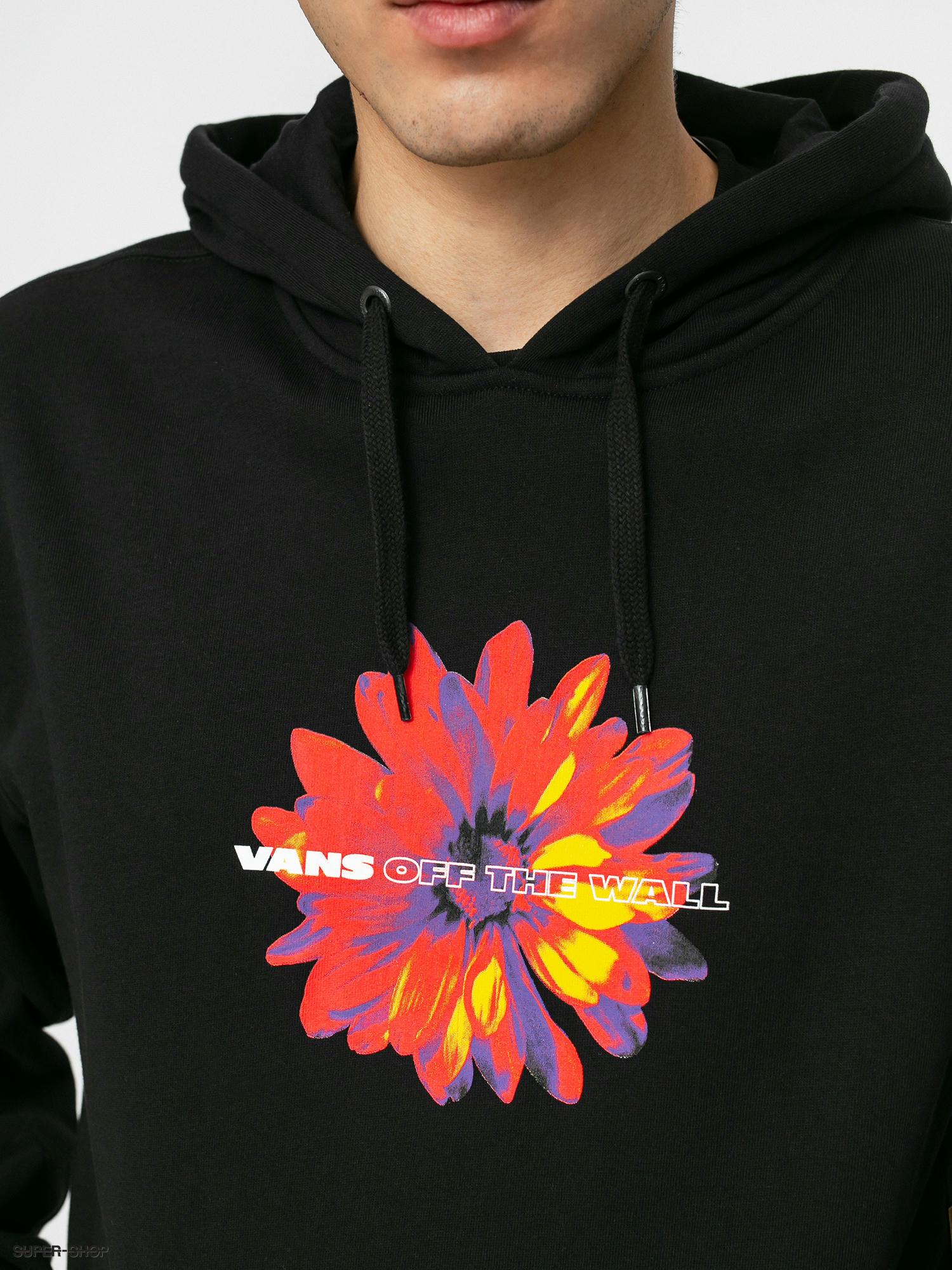 vans flower hoodie