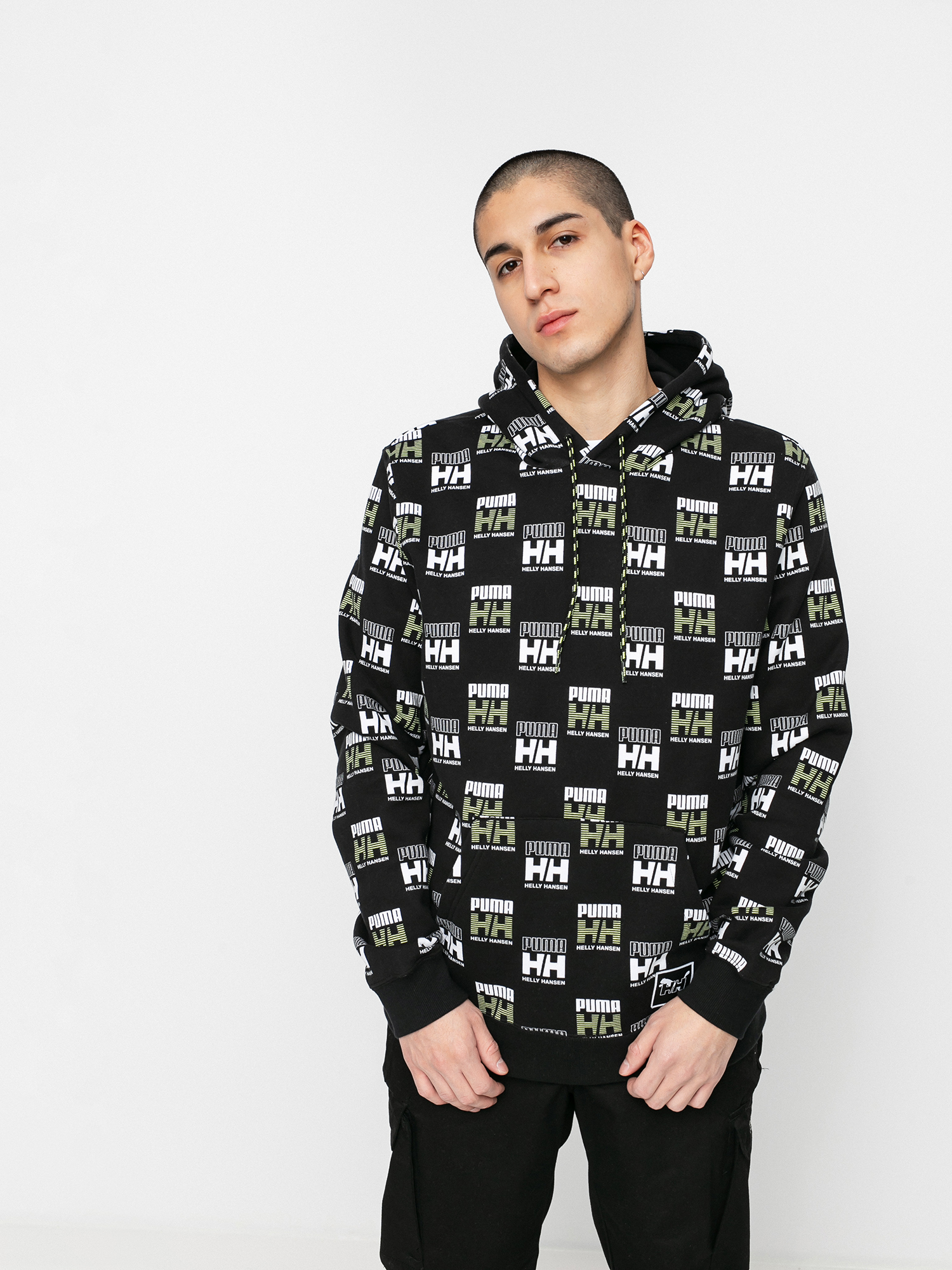 Puma X Helly Hansen Aop Hd Hoody Puma Black