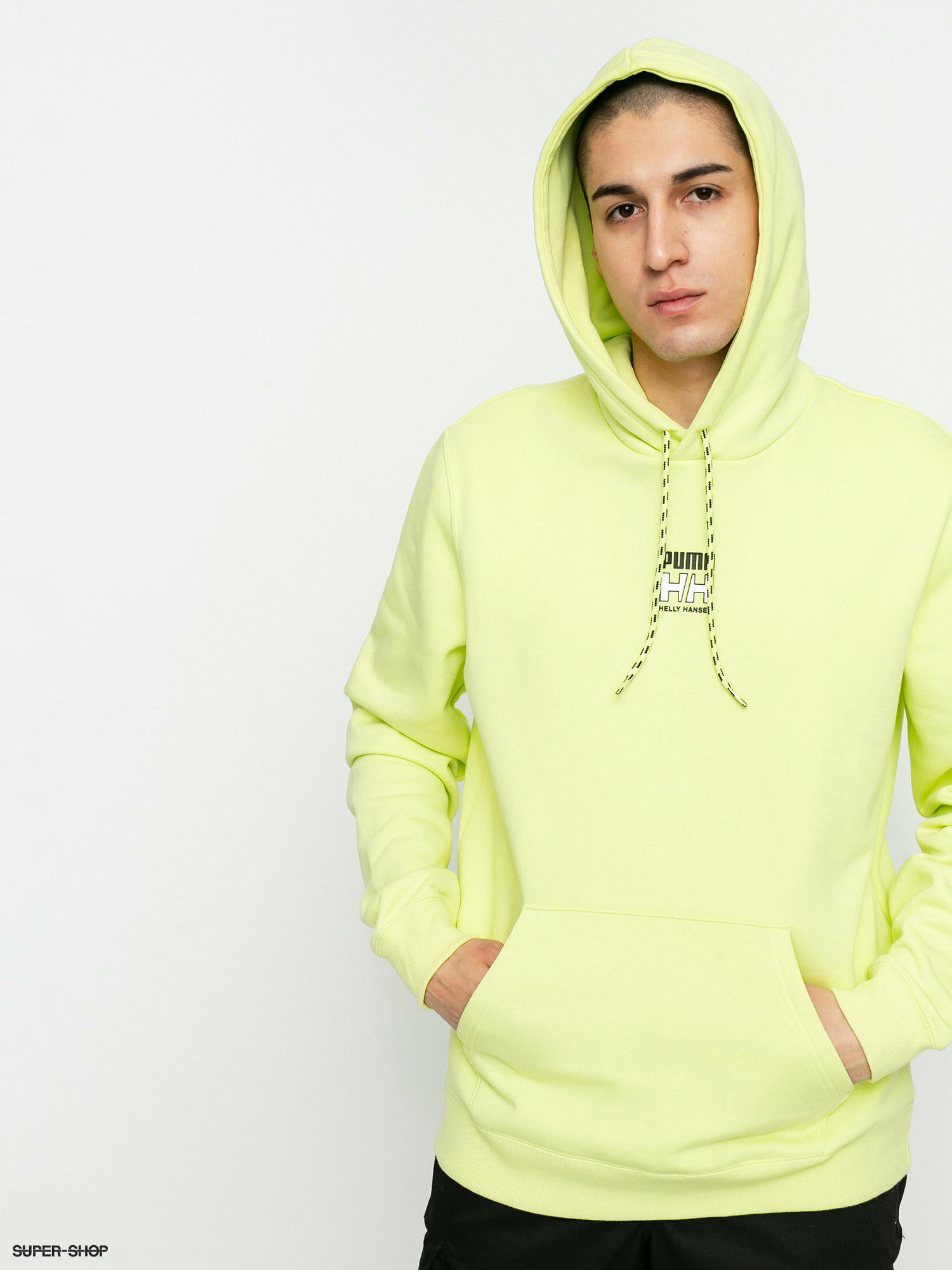 lime green puma hoodie