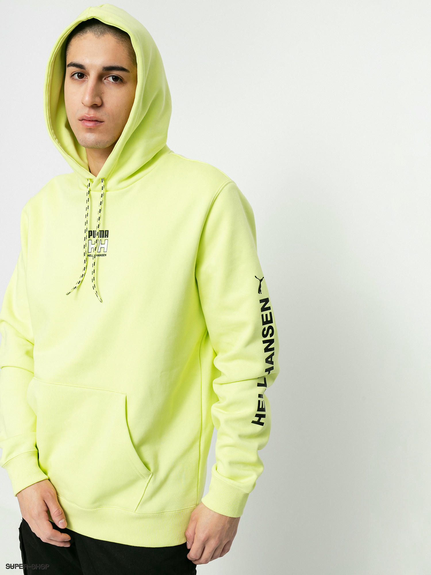 neon puma hoodie