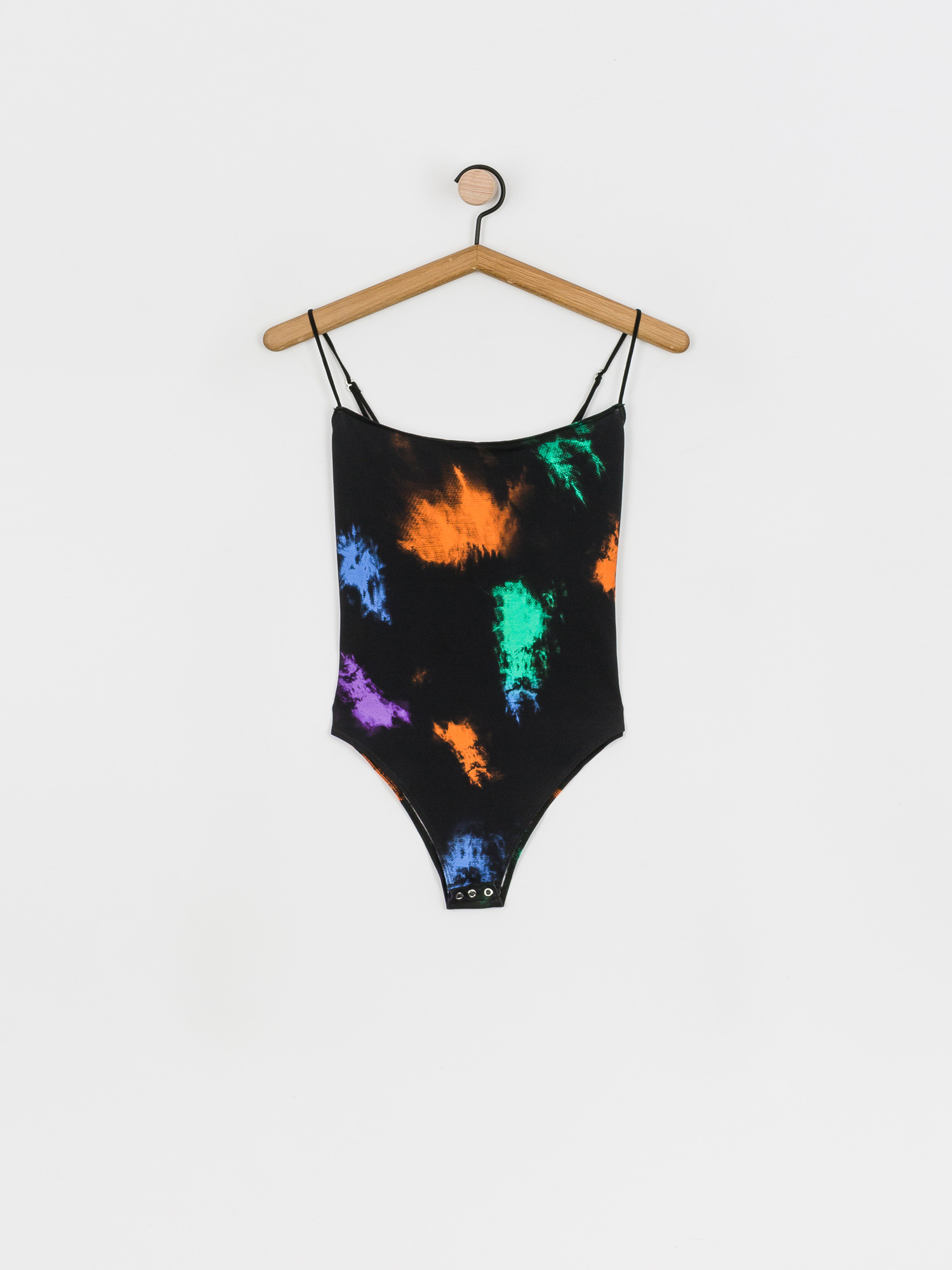Local Heroes Body Acid Strap Bodysuit Unterwäsche Wmn (black/multicolor)