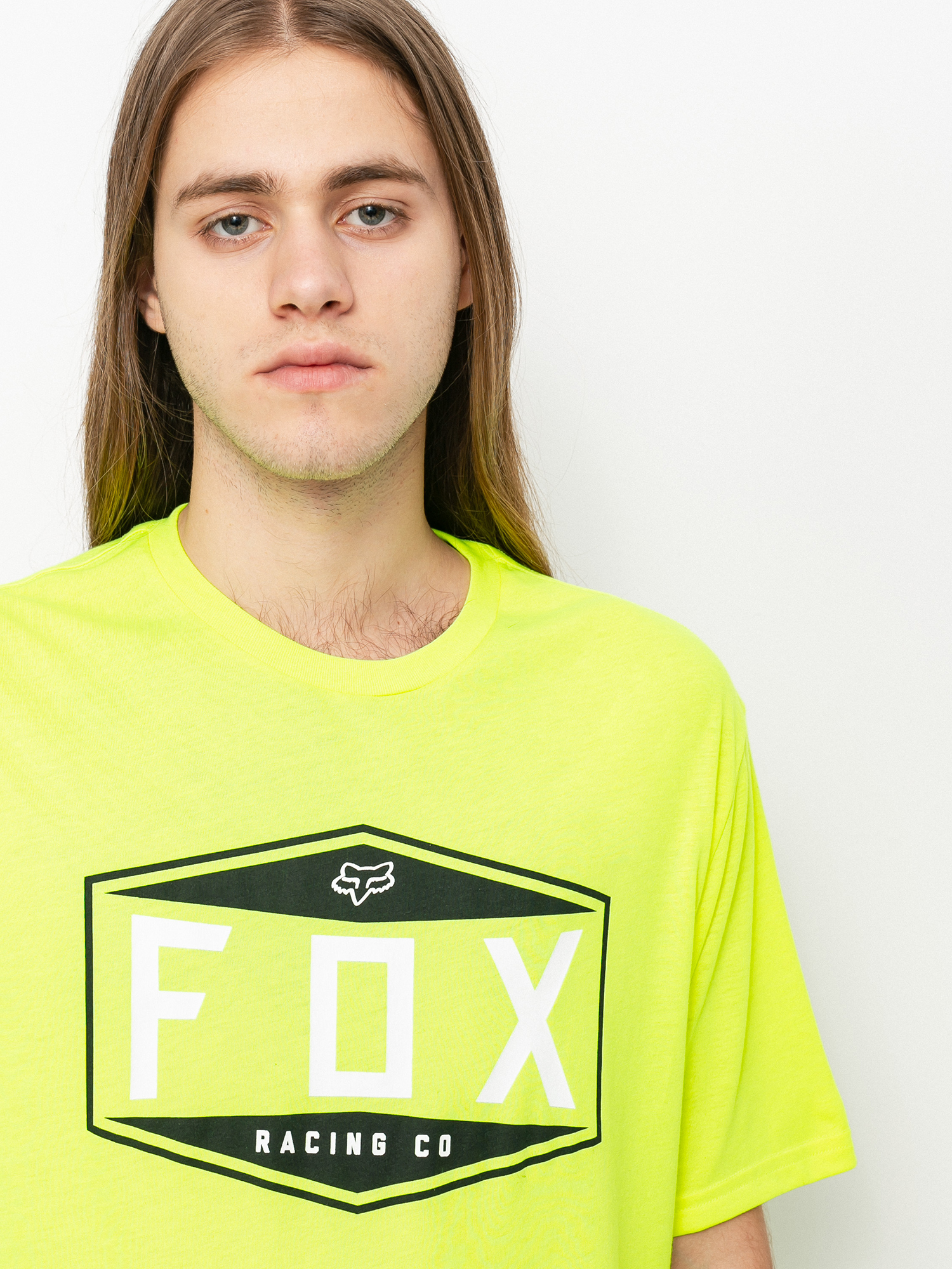 Fox Emblem Tech T-shirt (flo ylw)