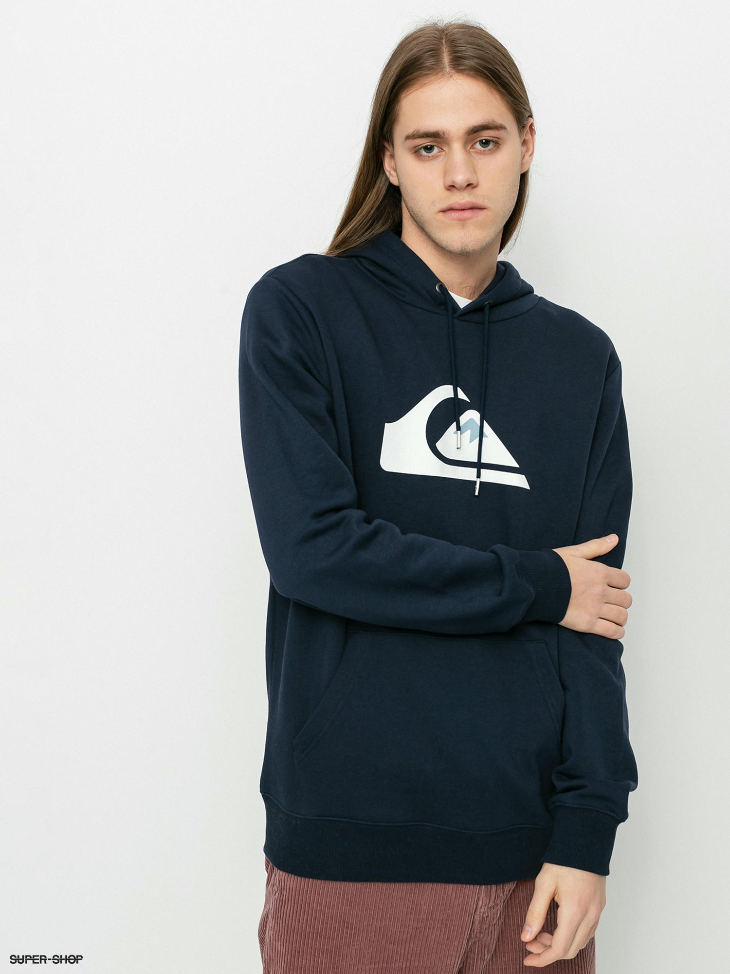 Quiksilver Comp Logo HD Hoodie (navy Blazer)