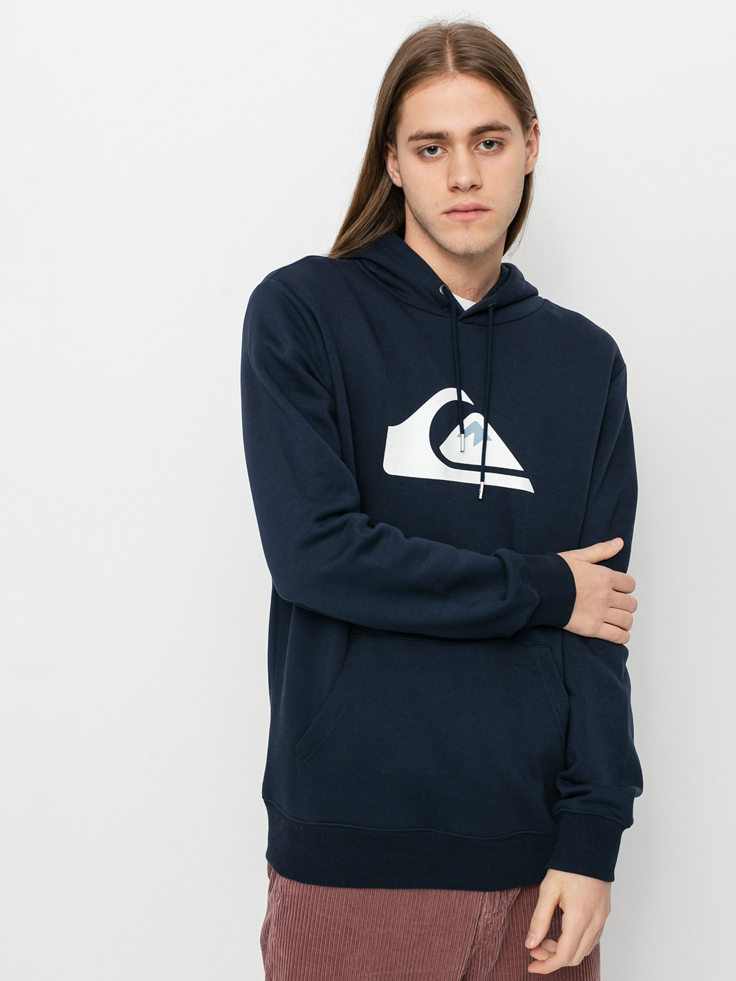 Quiksilver Comp Logo HD Hoodie (navy blazer)