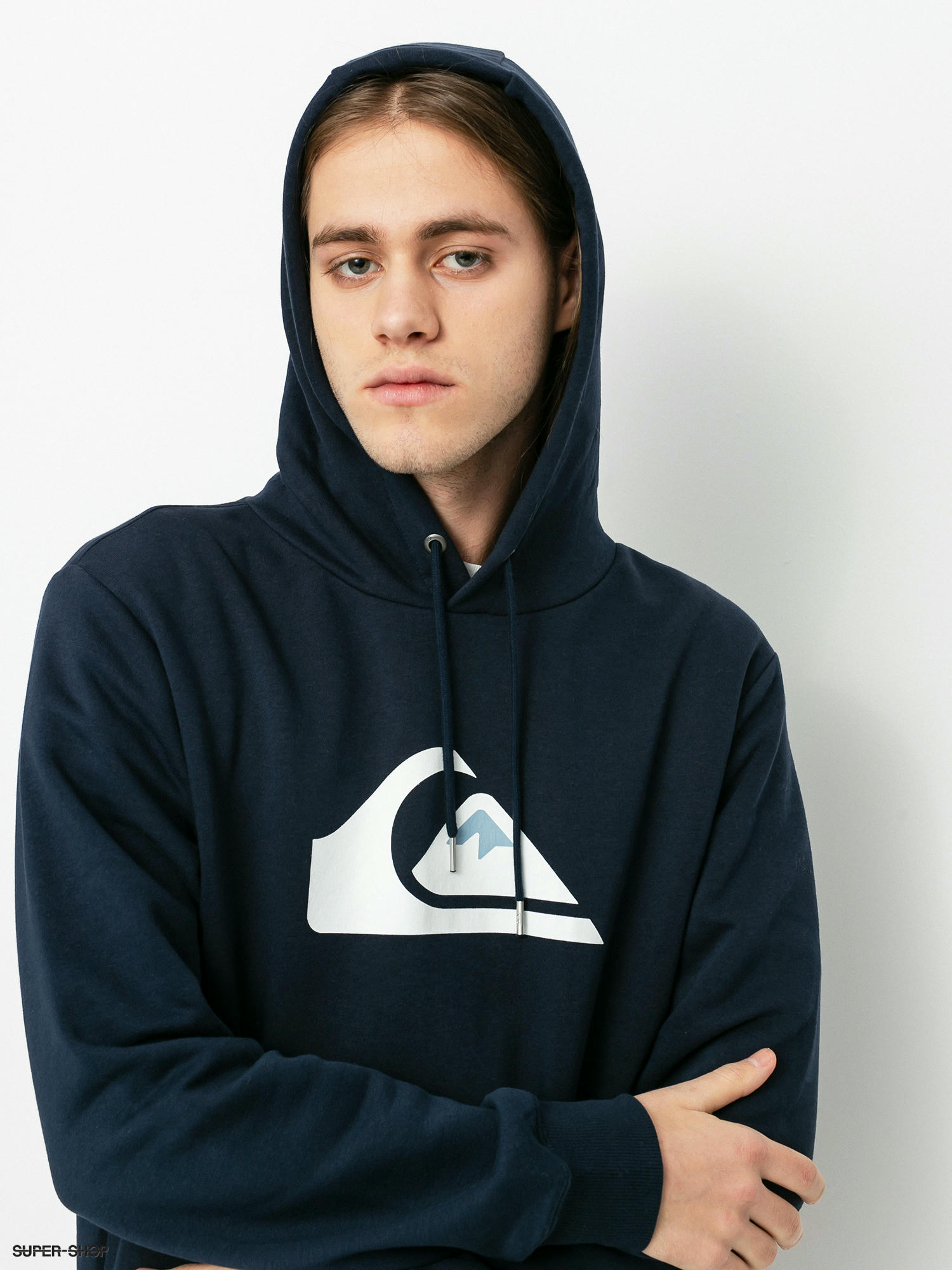 Quiksilver Comp Logo HD Hoodie (navy Blazer)