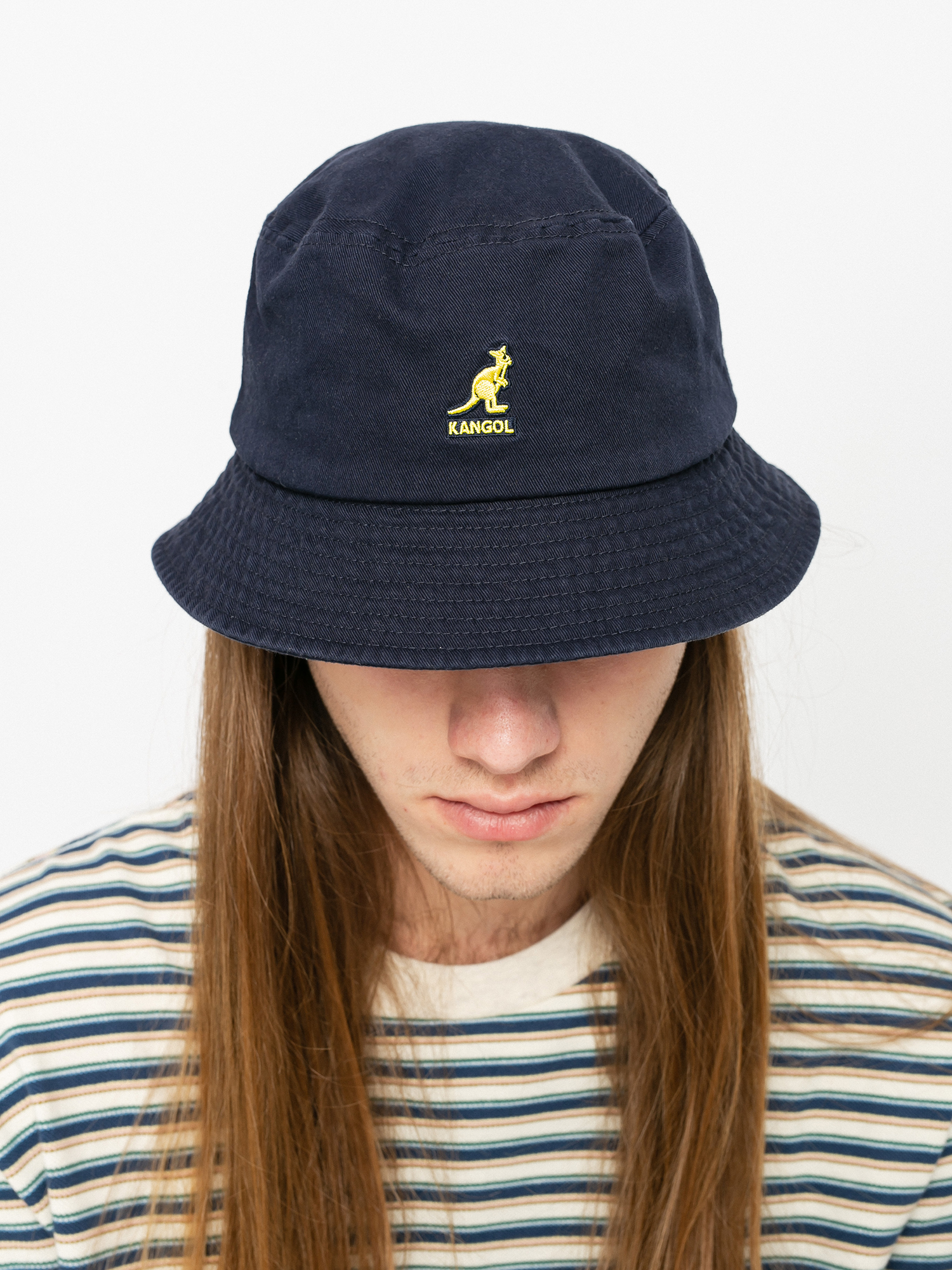 Kangol Washed Bucket Hat (navy)
