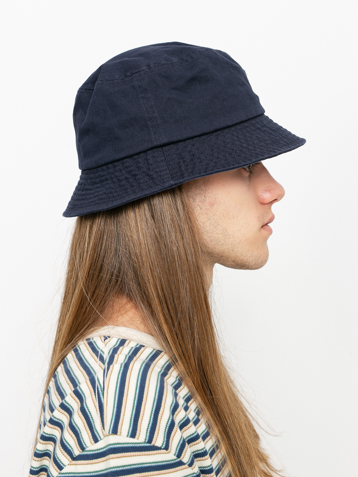 Kangol Washed Bucket Hat Navy/S Navy, Small 並行輸入品 Kangol Washed Bucket Hat - navy blue (navy)