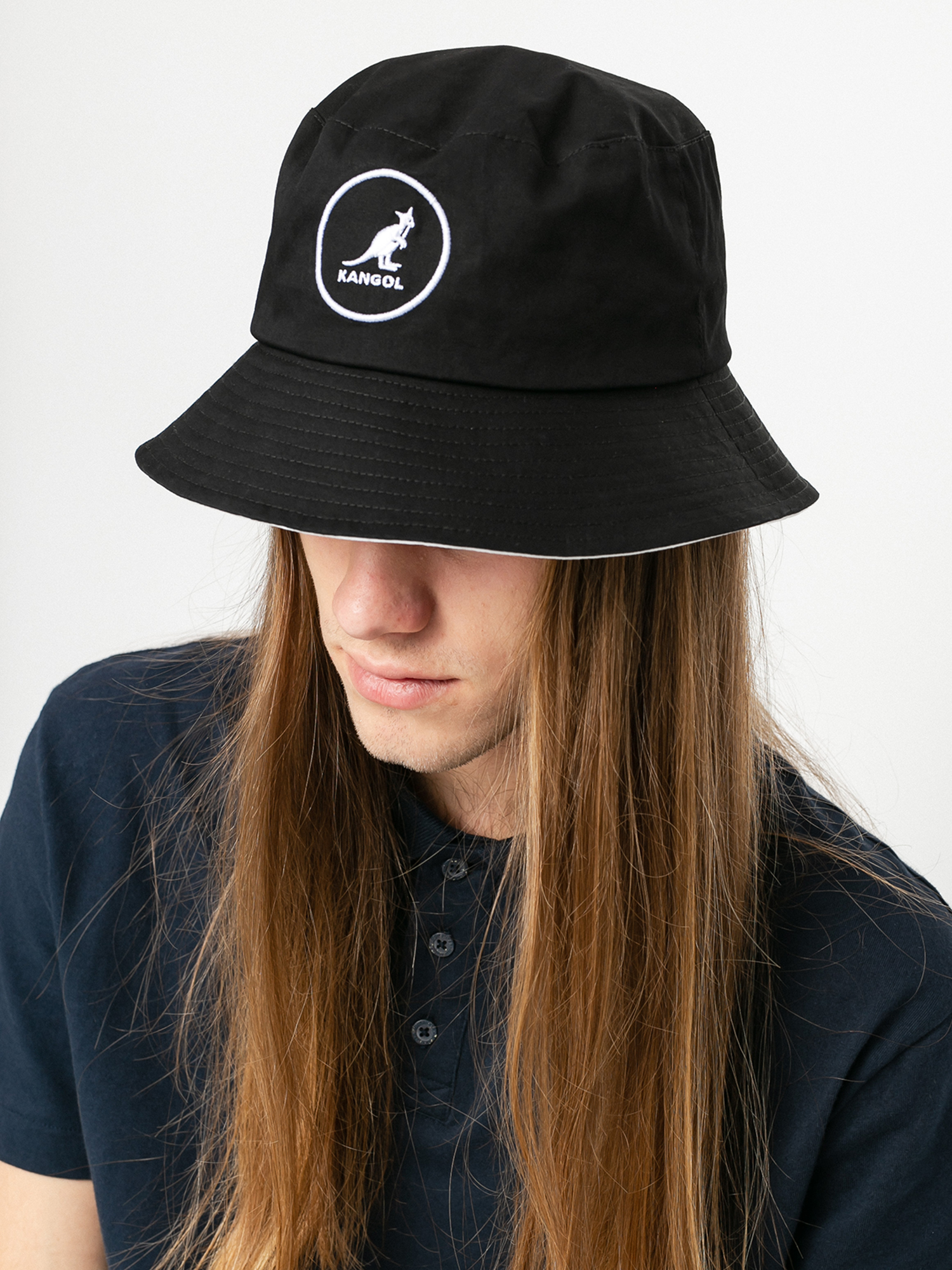 Kangol Cotton Bucket Hat (black)