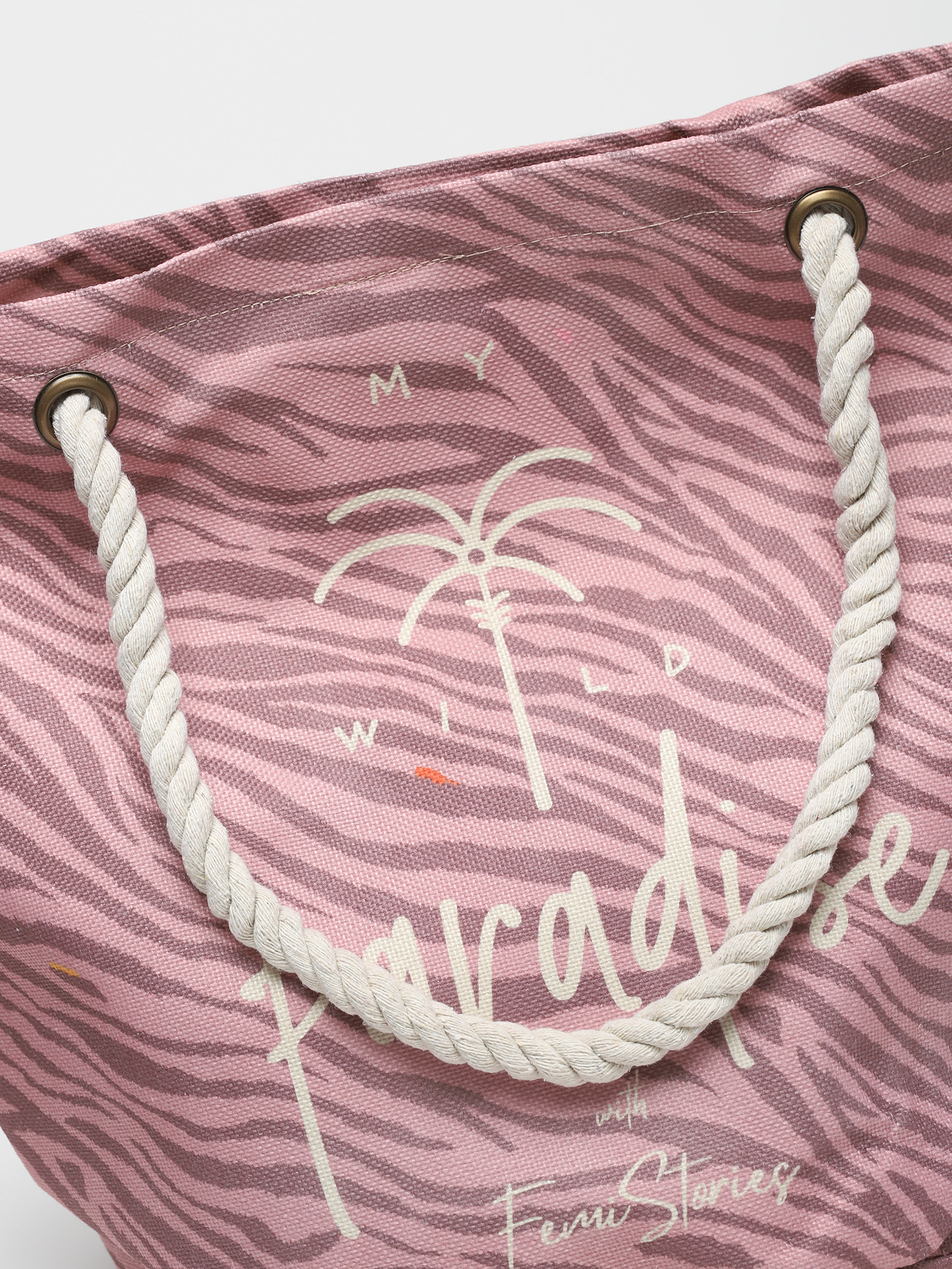 Femi Stories Beach Bag Wmn (pnk zbr)