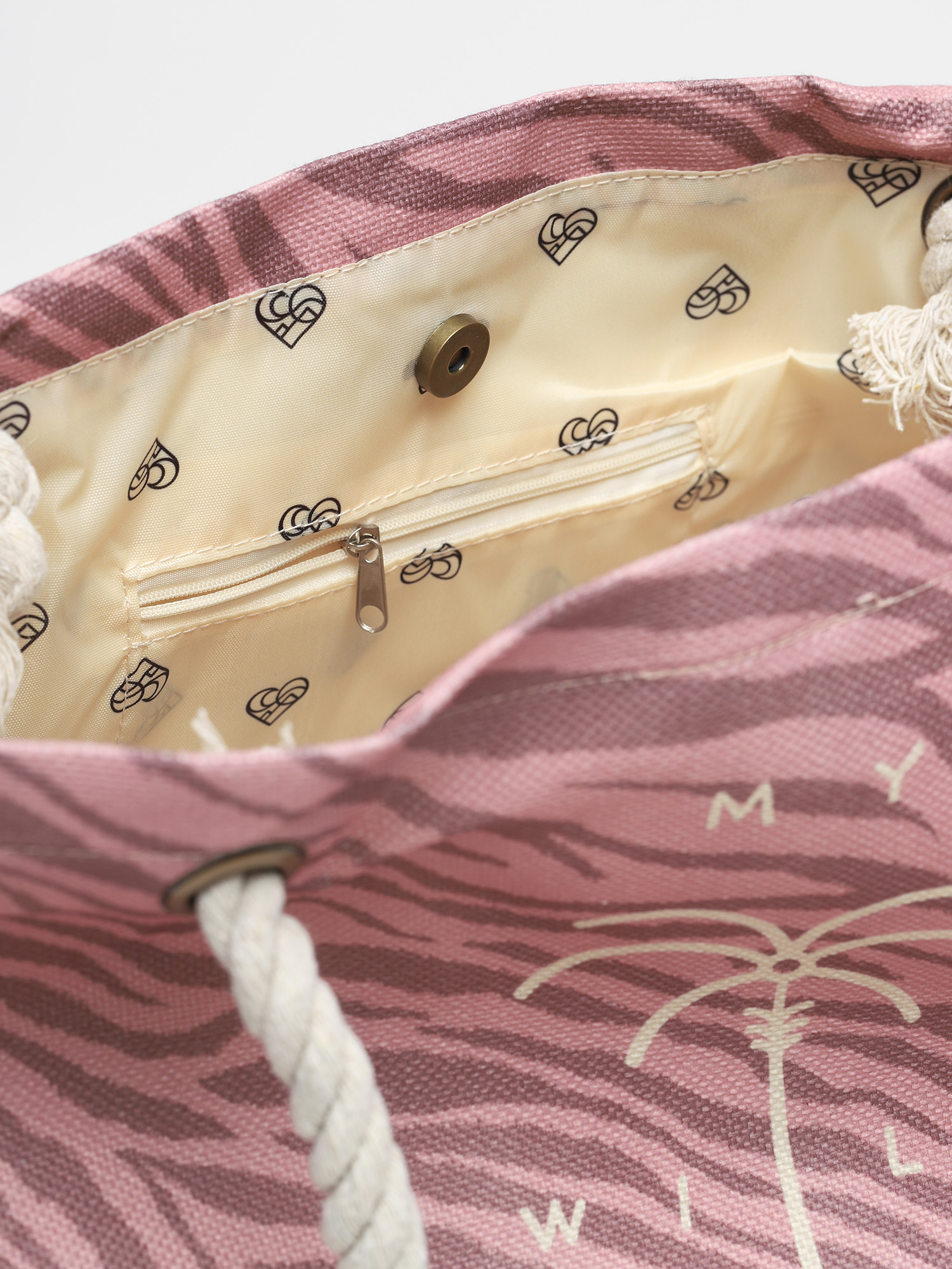 Femi Stories Beach Bag Wmn (pnk zbr)