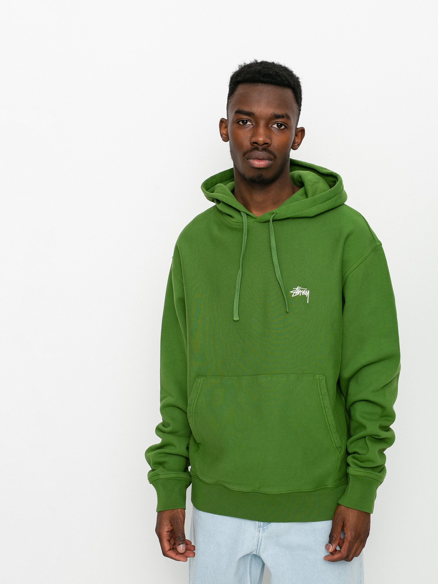 Stussy Stock Logo HD Hoody (green)