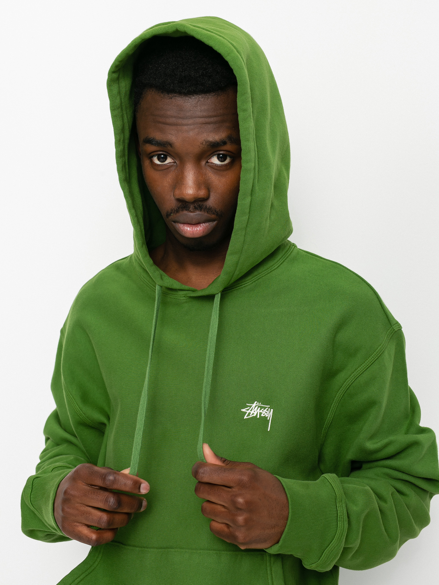 Stussy Stock Logo HD Hoody (green)