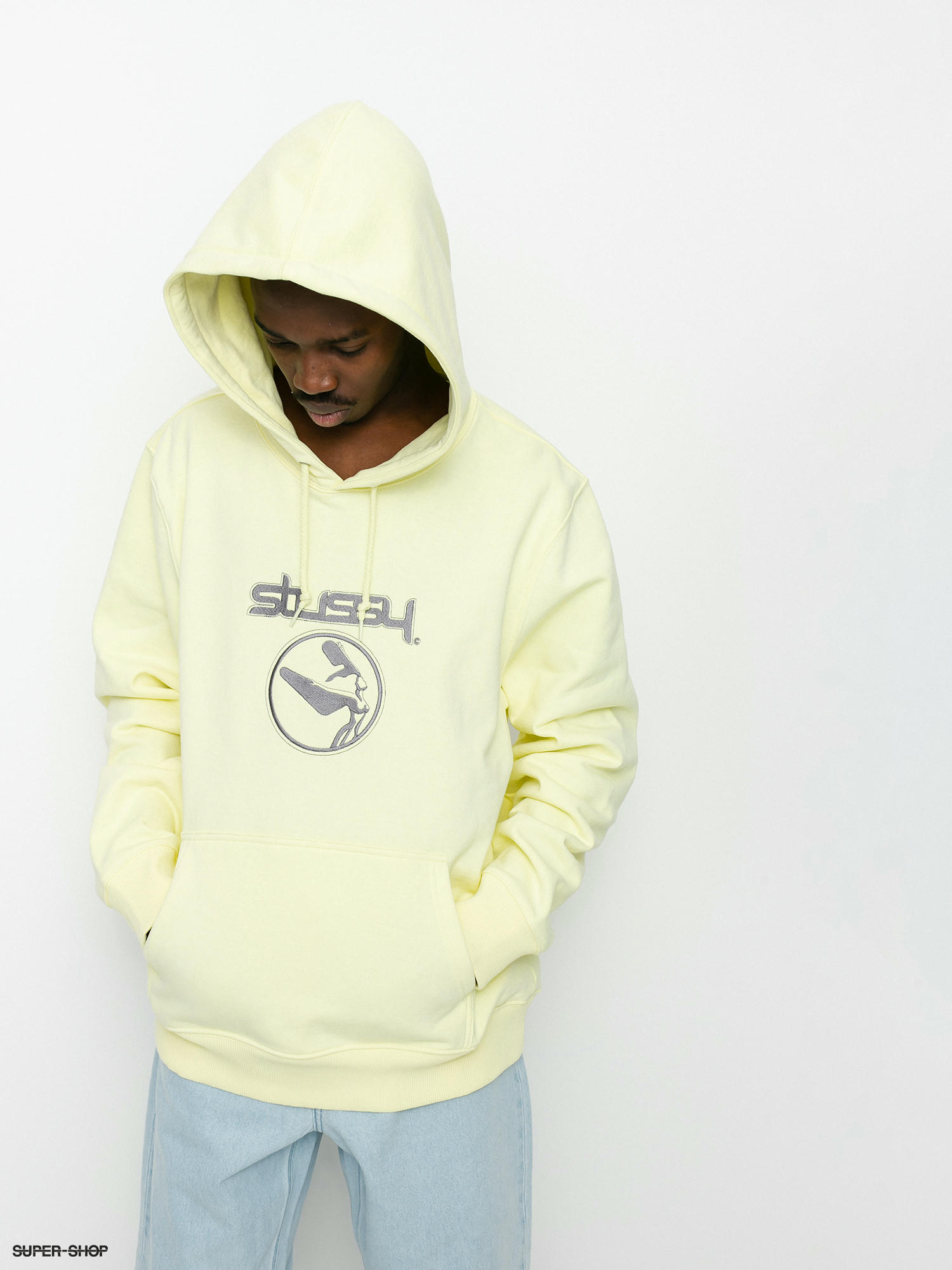 Champion hoodie pastel top yellow