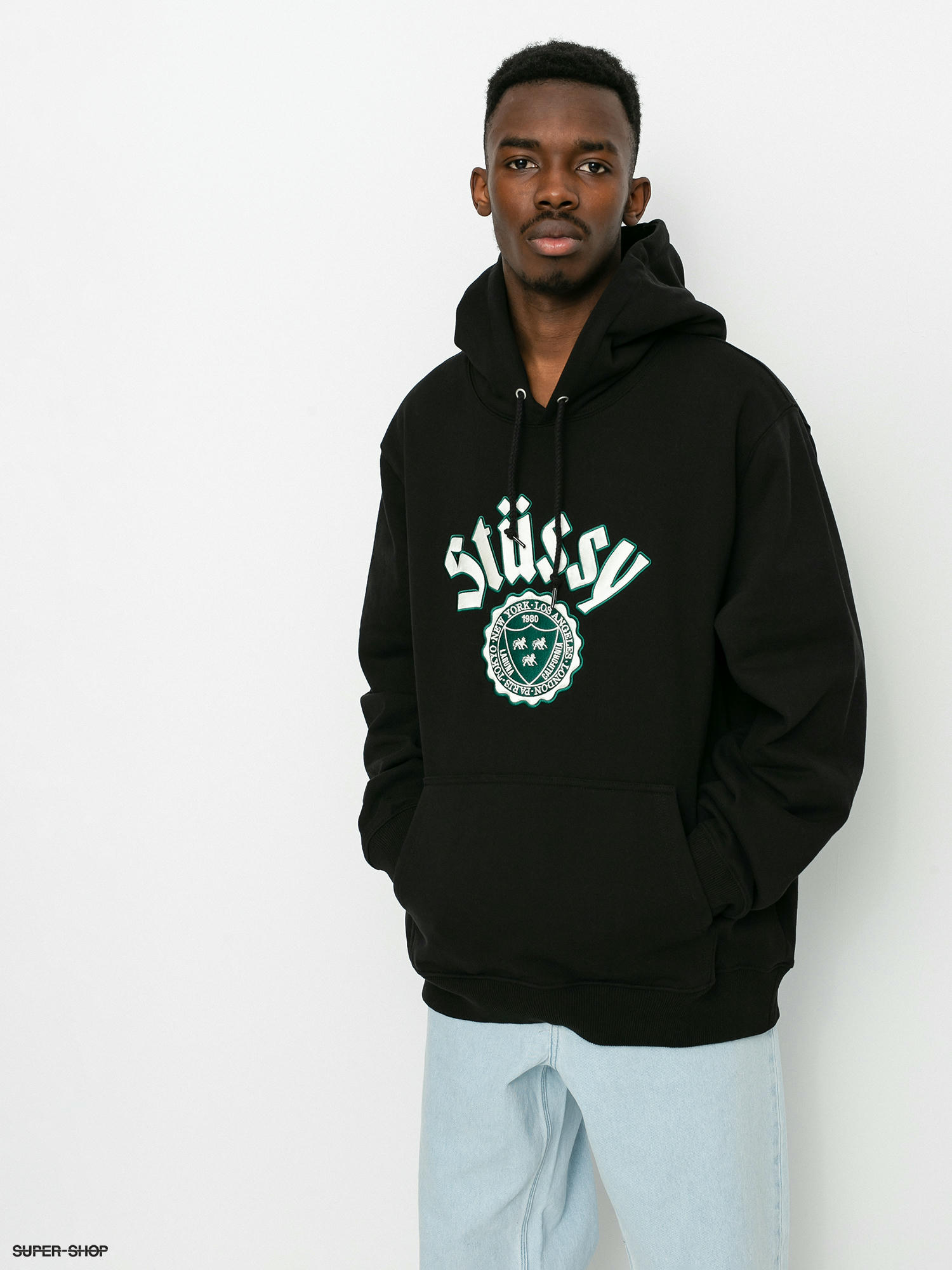 予約発売 stussy CITY SEAL EMBROIDERED HOODY パーカー www.quanta.org.br