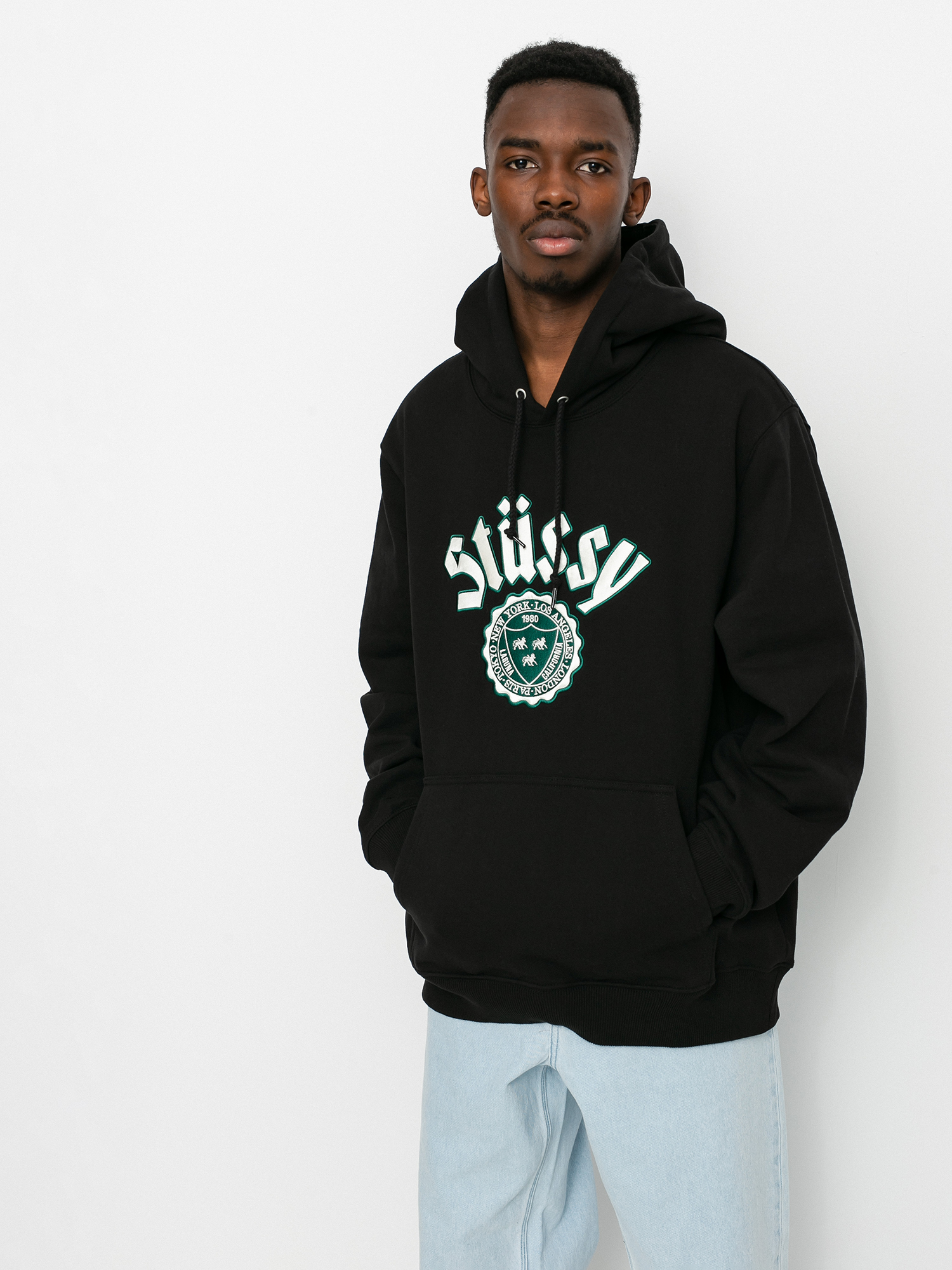 Stussy City Seal App HD Hoodie (black)
