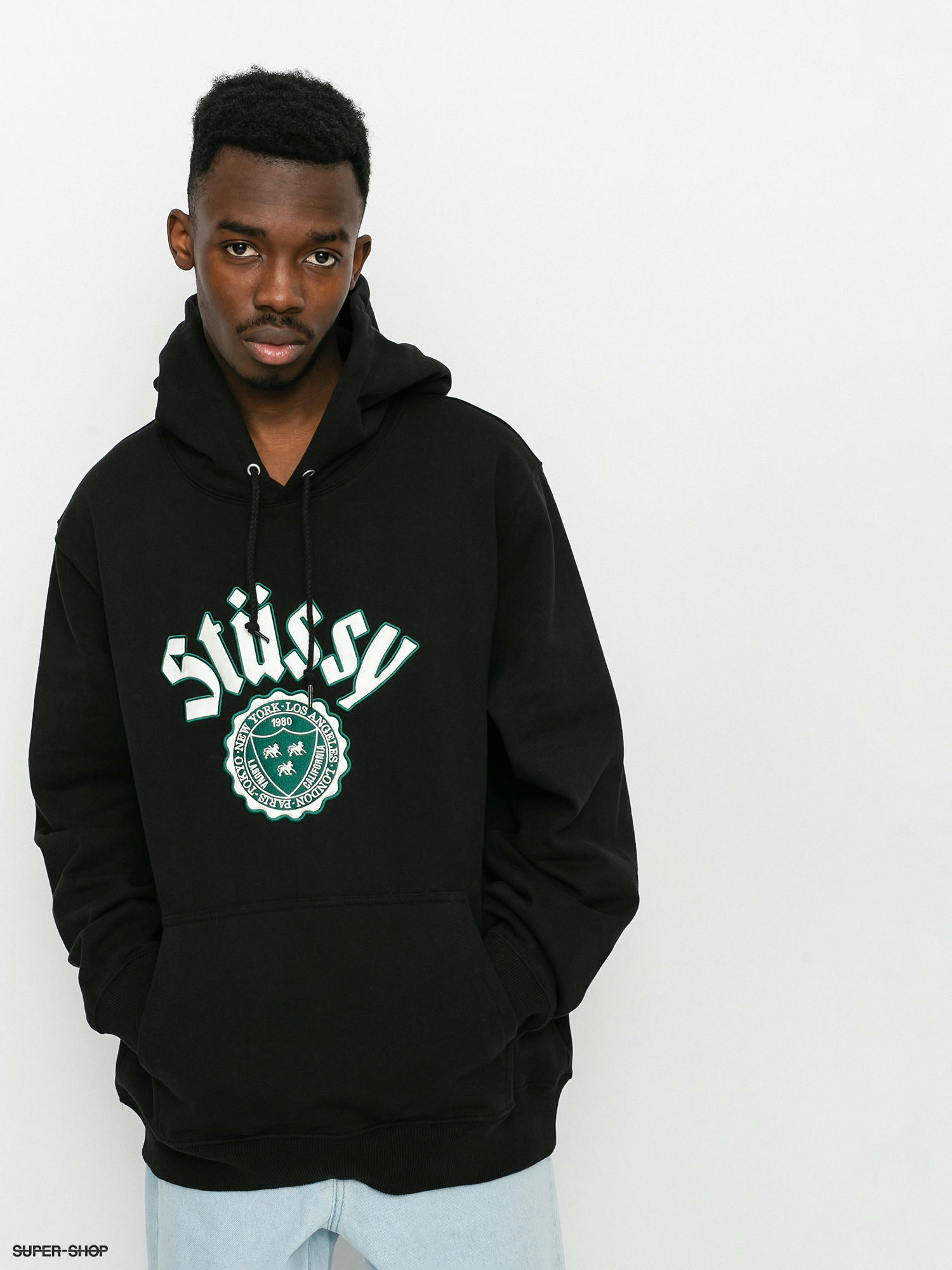 予約発売 stussy CITY SEAL EMBROIDERED HOODY パーカー www.quanta.org.br