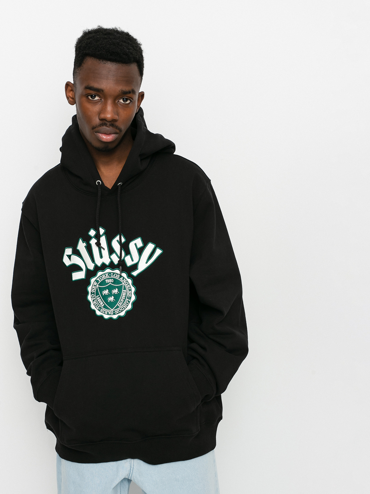 Stussy City Seal App HD Hoodie (black)