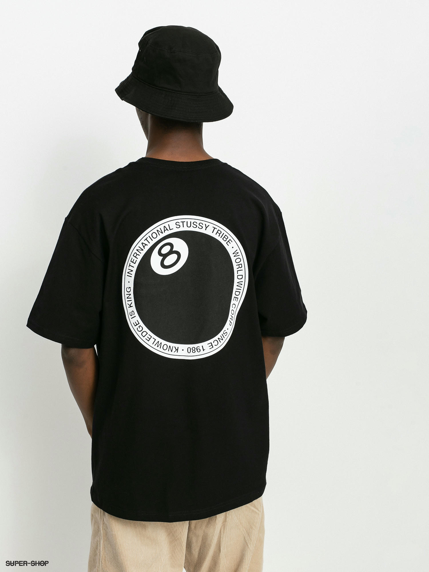 Stussy 8 Ball Dot T Shirt Black