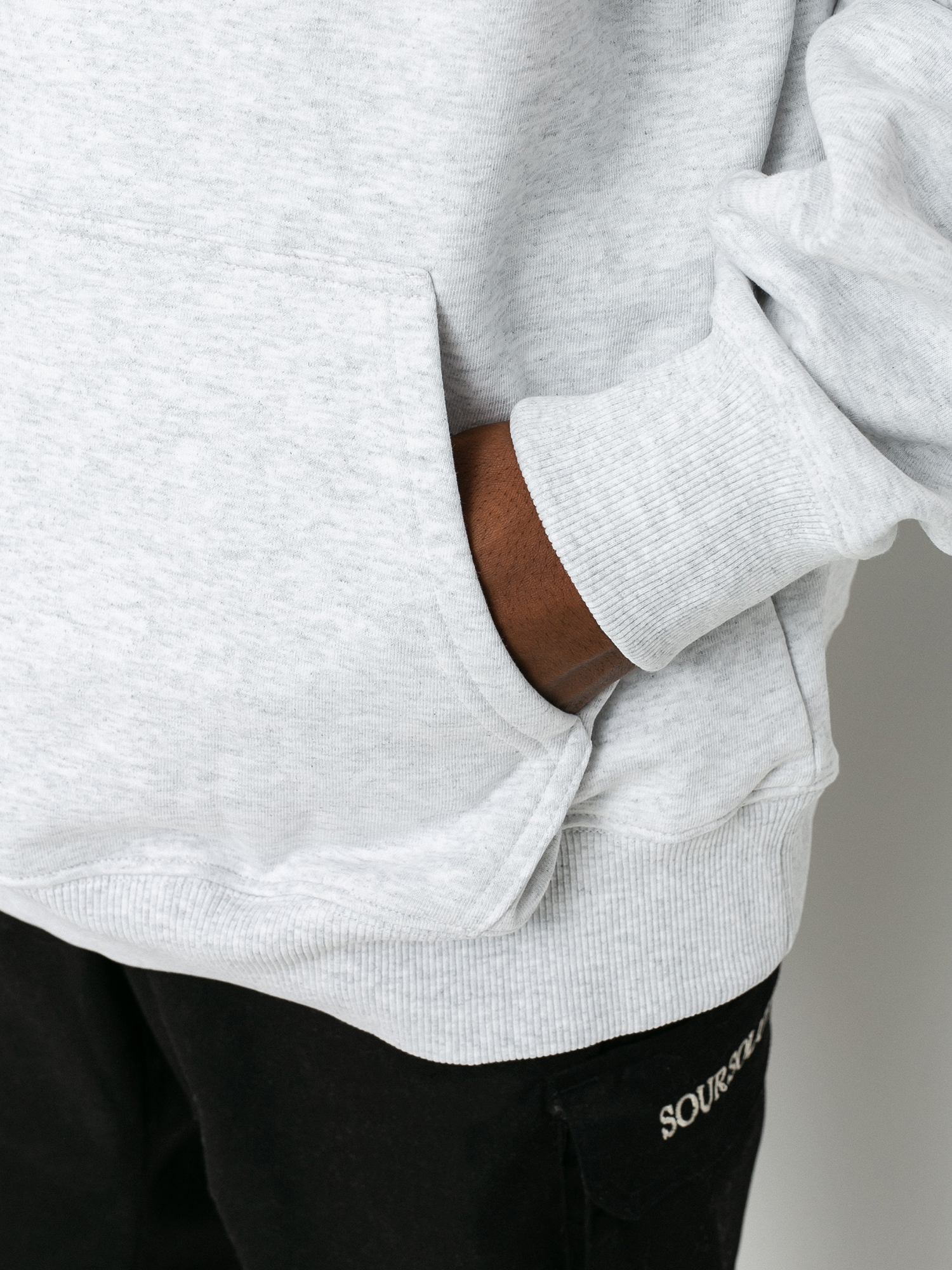 Stussy Acid Eye HD Hoodie (ash heather)