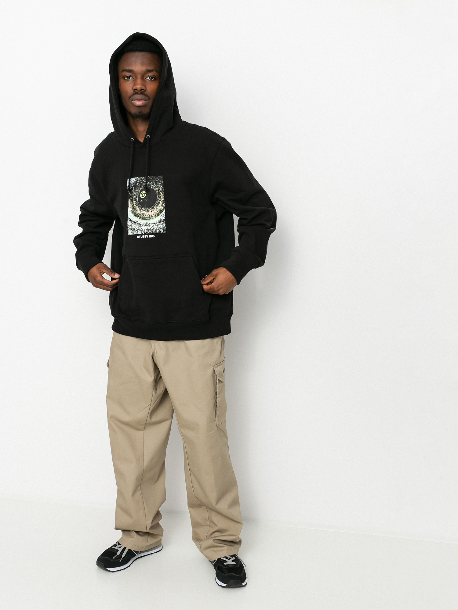 Stussy Acid Eye HD Hoodie (black)
