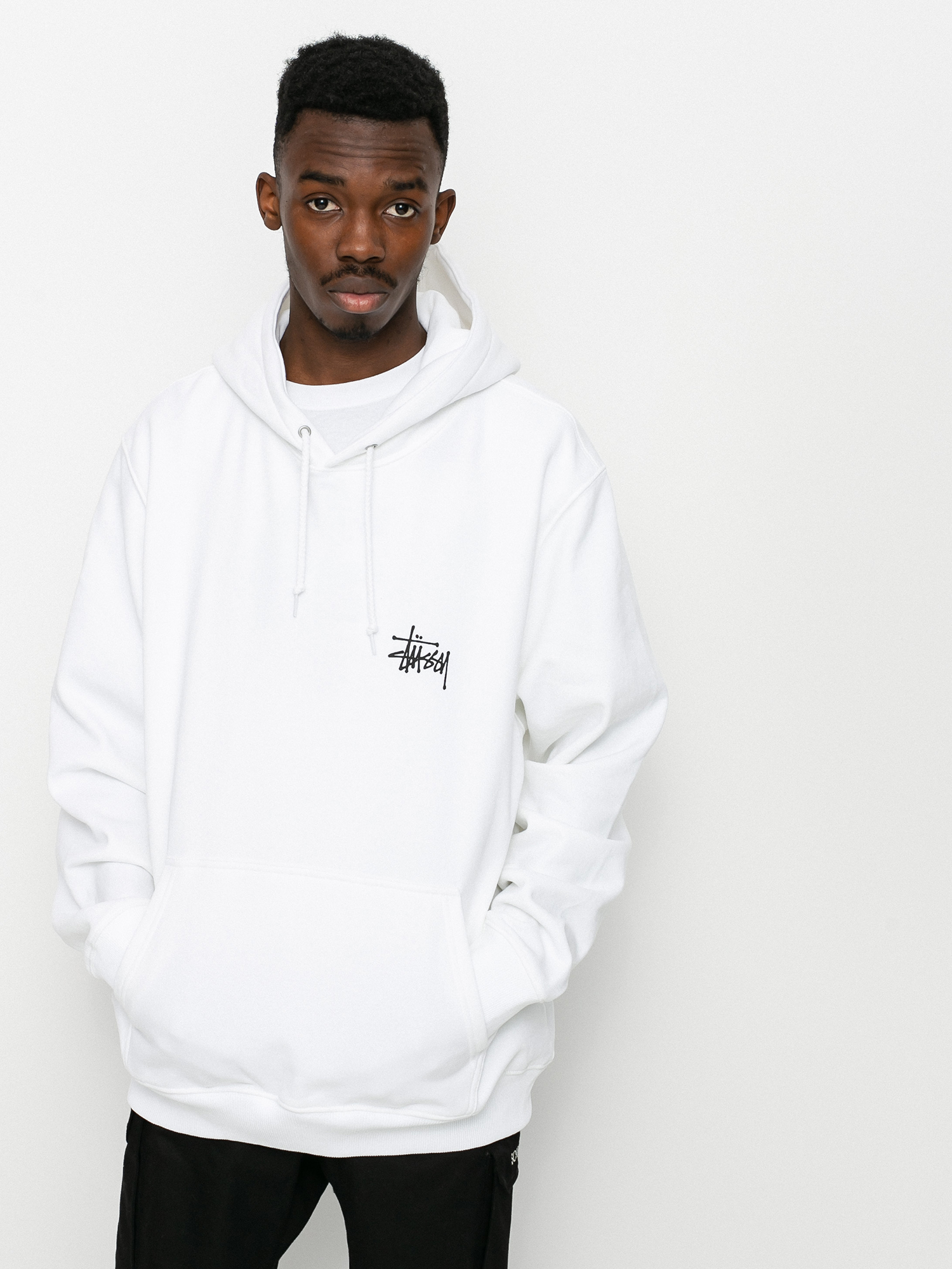 Stussy Basic HD Hoody (white)
