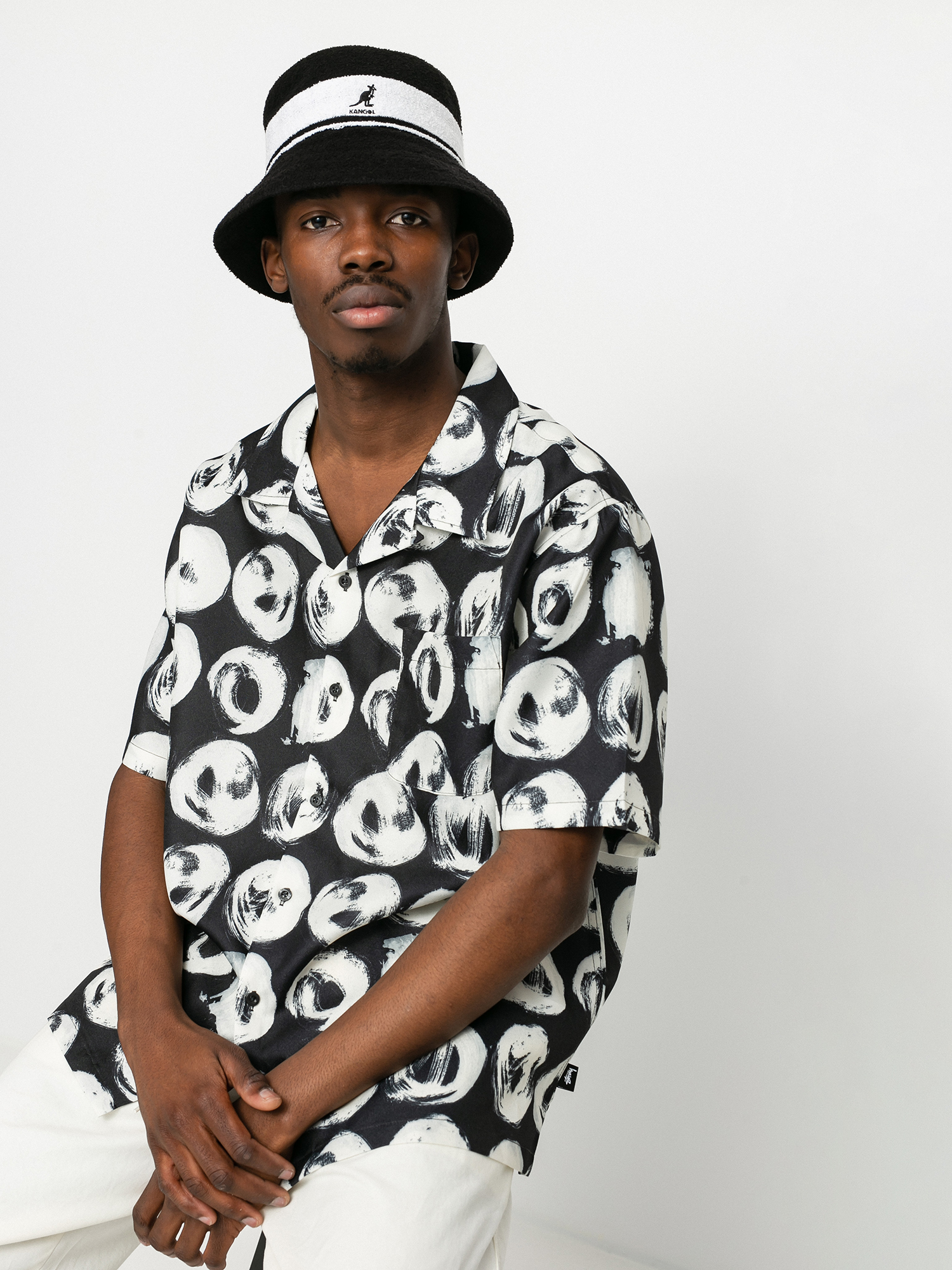 2021年最新入荷 Stussy Stussy Hand Shirt Drawn Hand-Drawn Black Dot