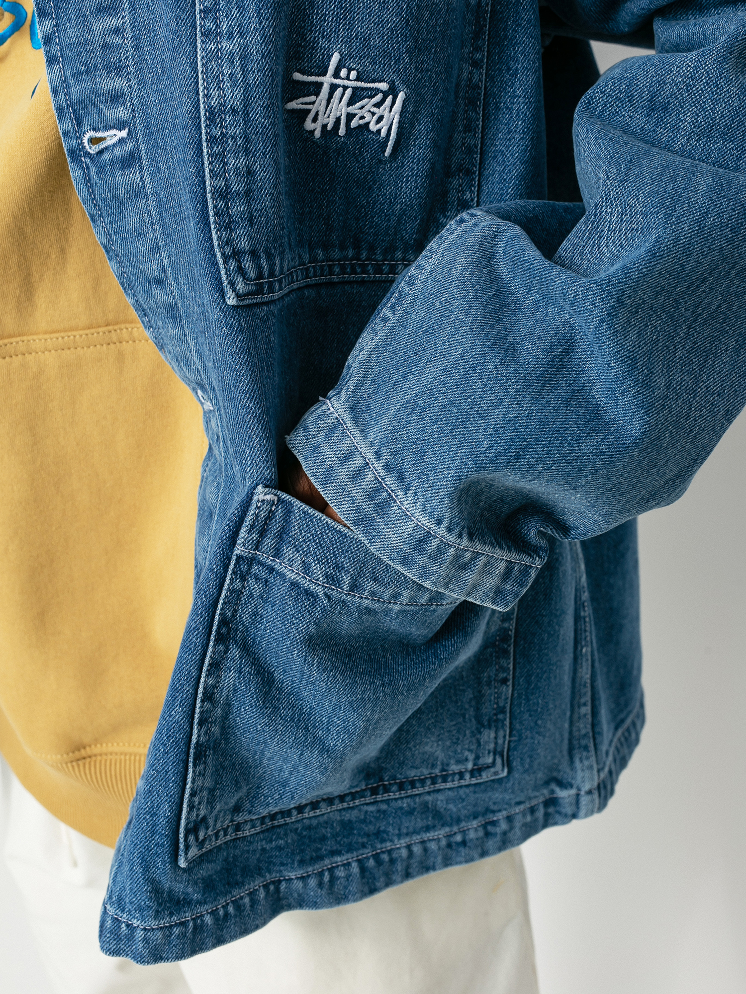 Stussy Denim Chore Jacket - blue (blue)