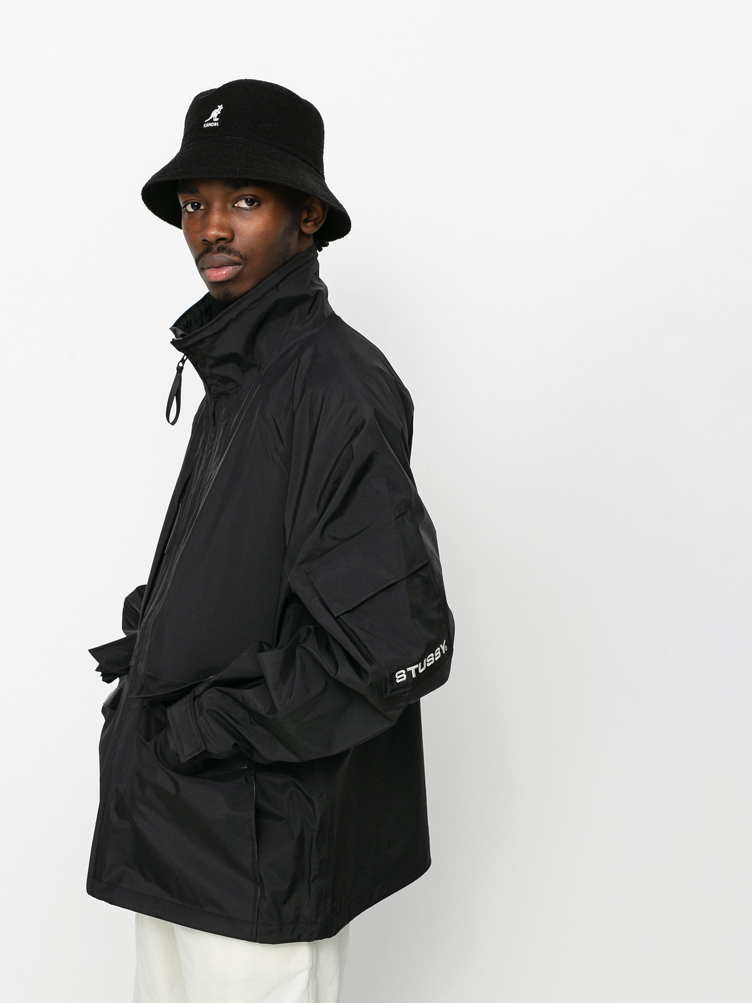 Stussy Apex Shell Jacket - black (black)