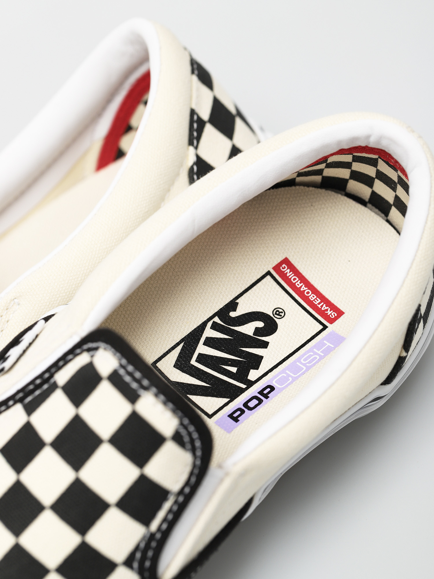 Vans Skate Slip On Schuhe (checkerboard black/off white)