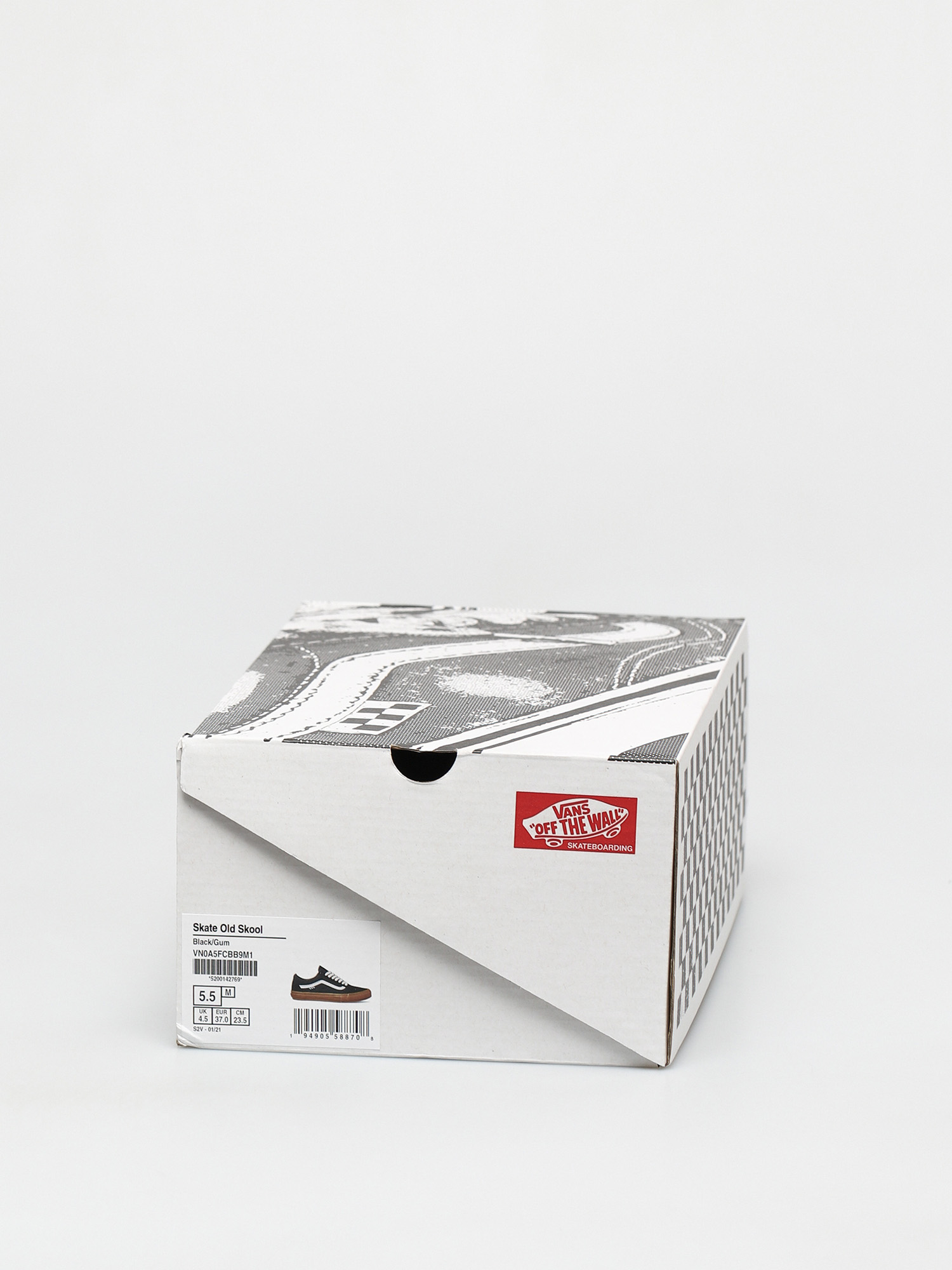 Vans Skate Old Skool Shoes (black/gum)