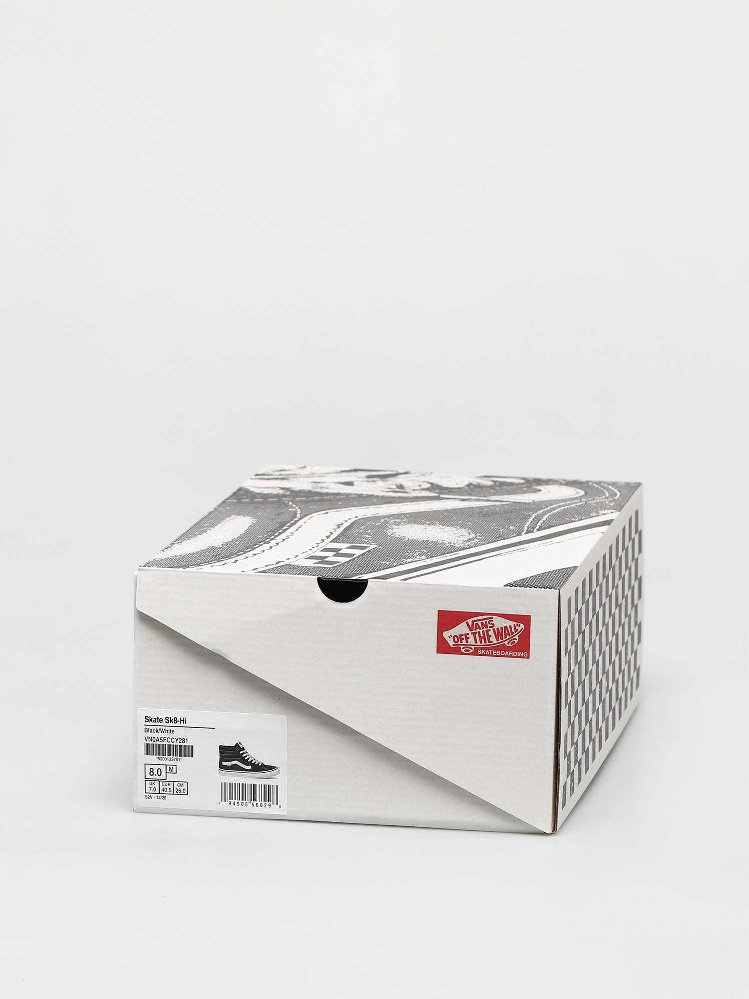 Vans Skate Sk8 Hi Schuhe (black/white)