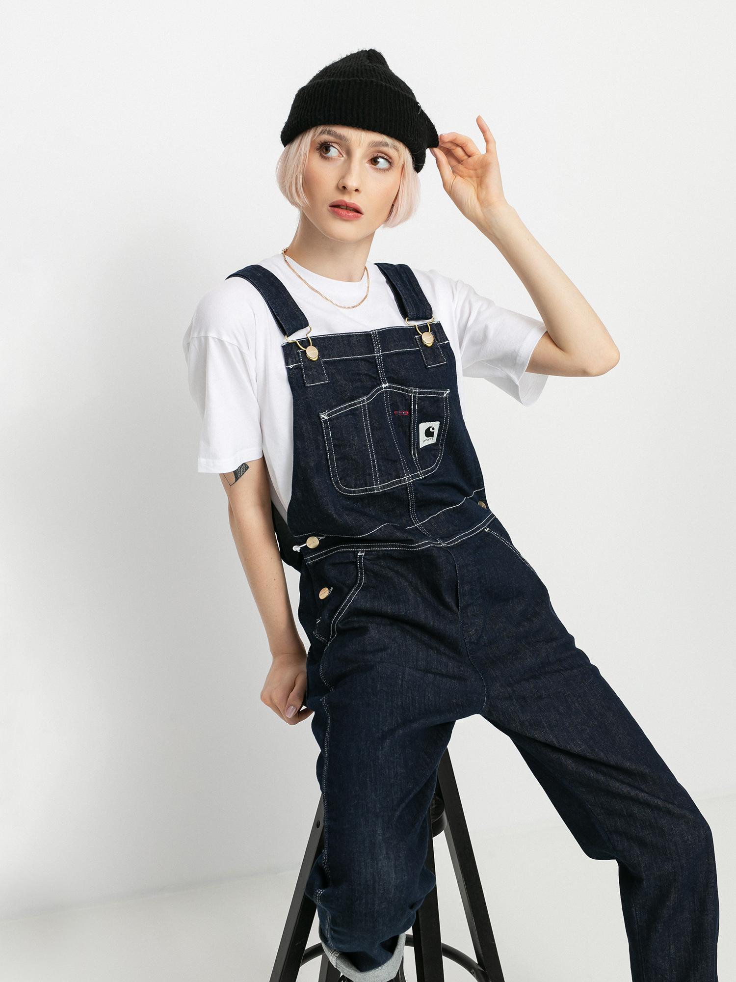Carhartt WIP Bib Overall Pants Wmn (blue)