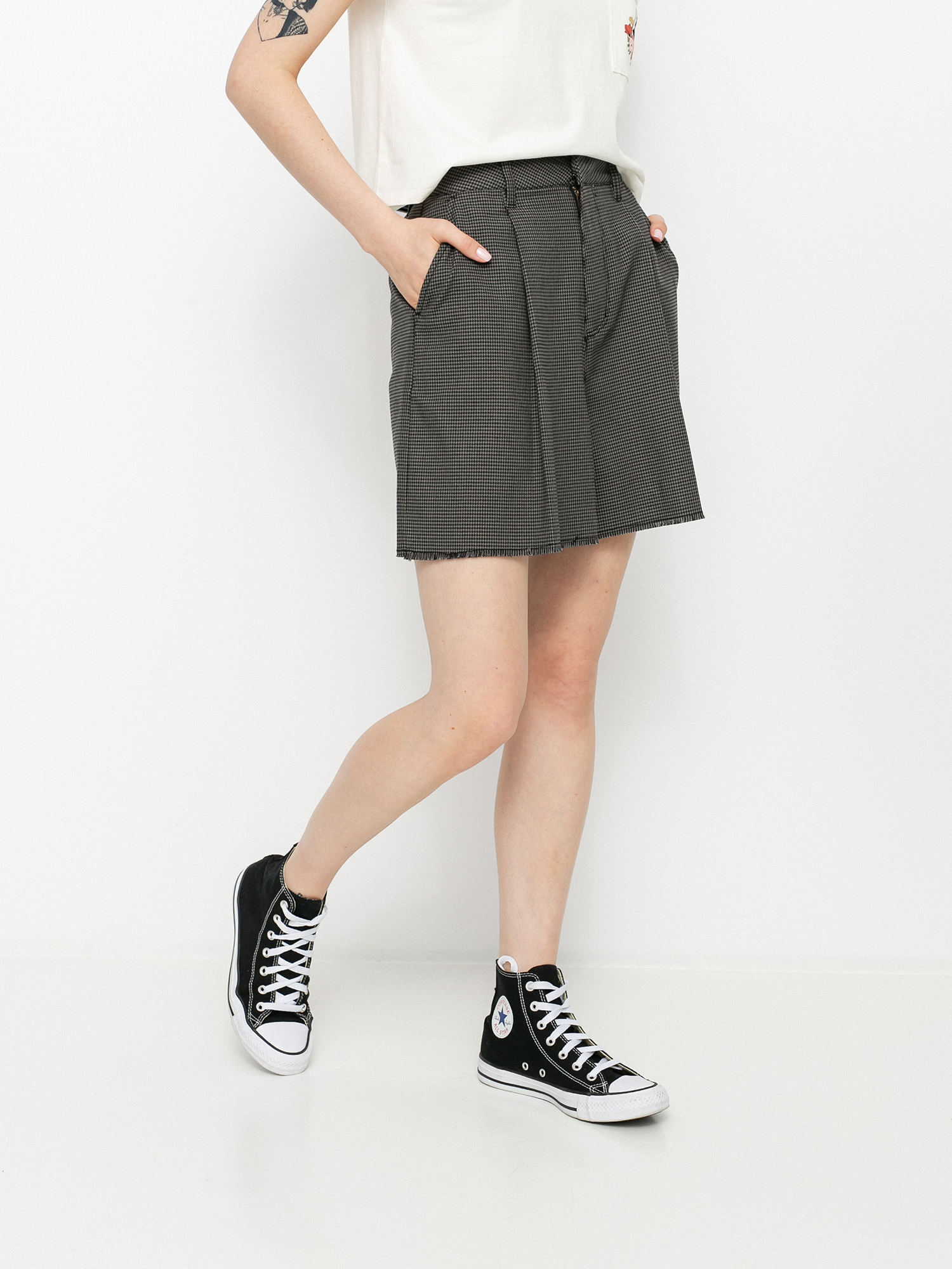 Brixton Victory Trouser Shorts Wmn (black/grey)