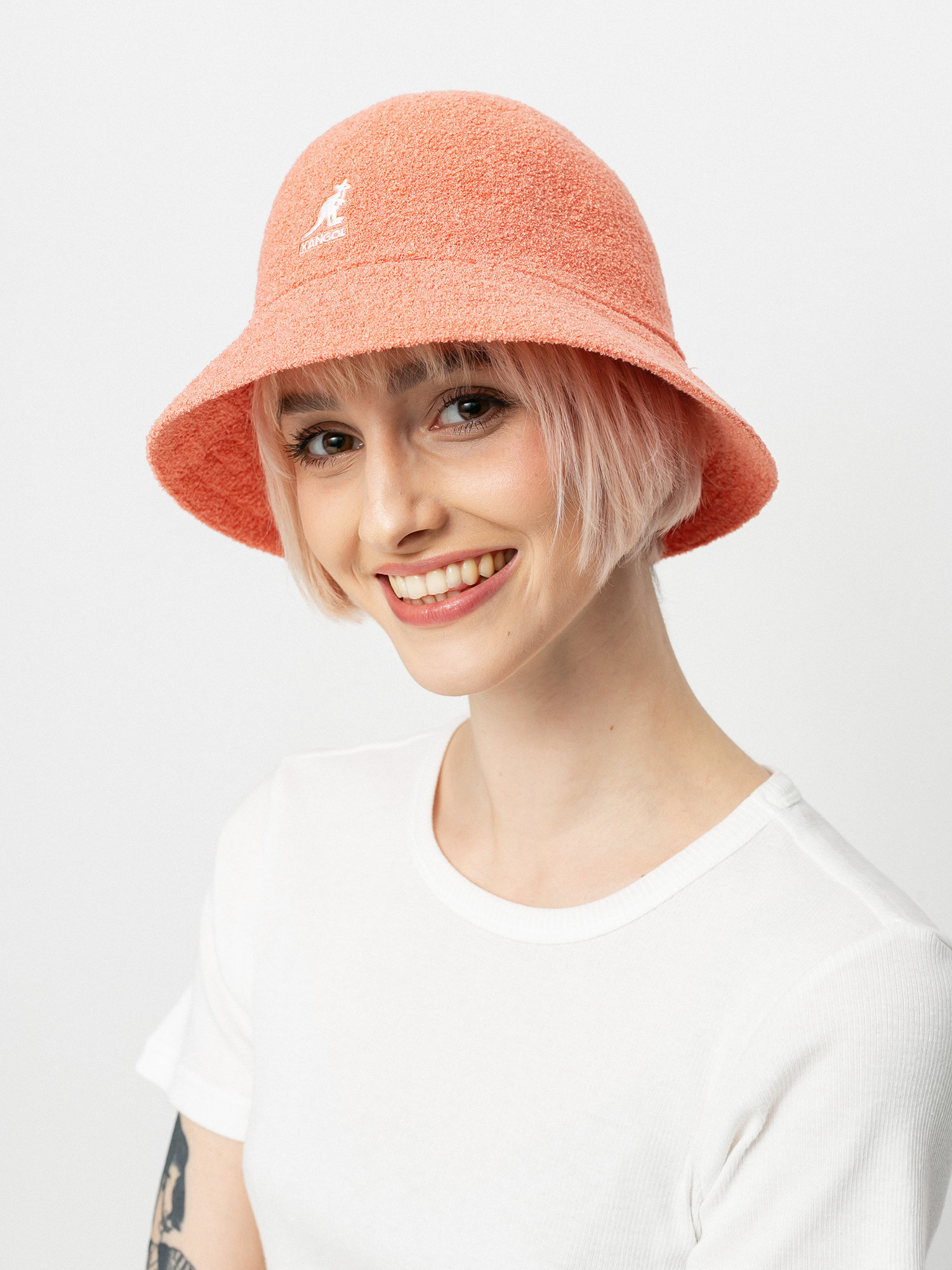Kangol Bermuda Casual Hat (peach pink)