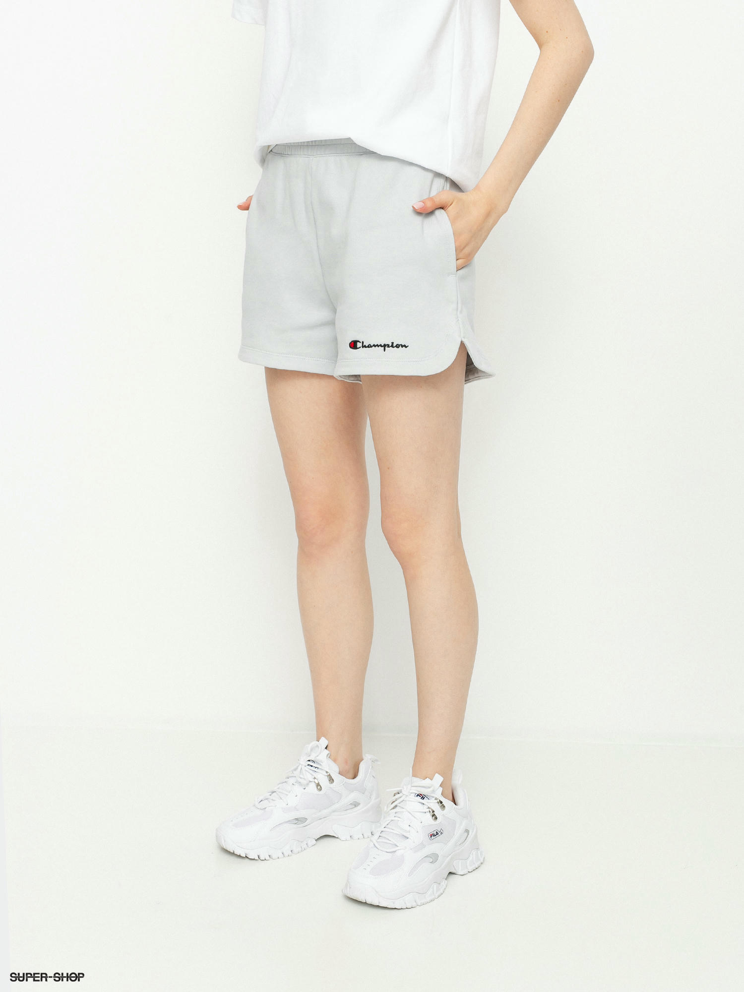 Champion best sale white shorts