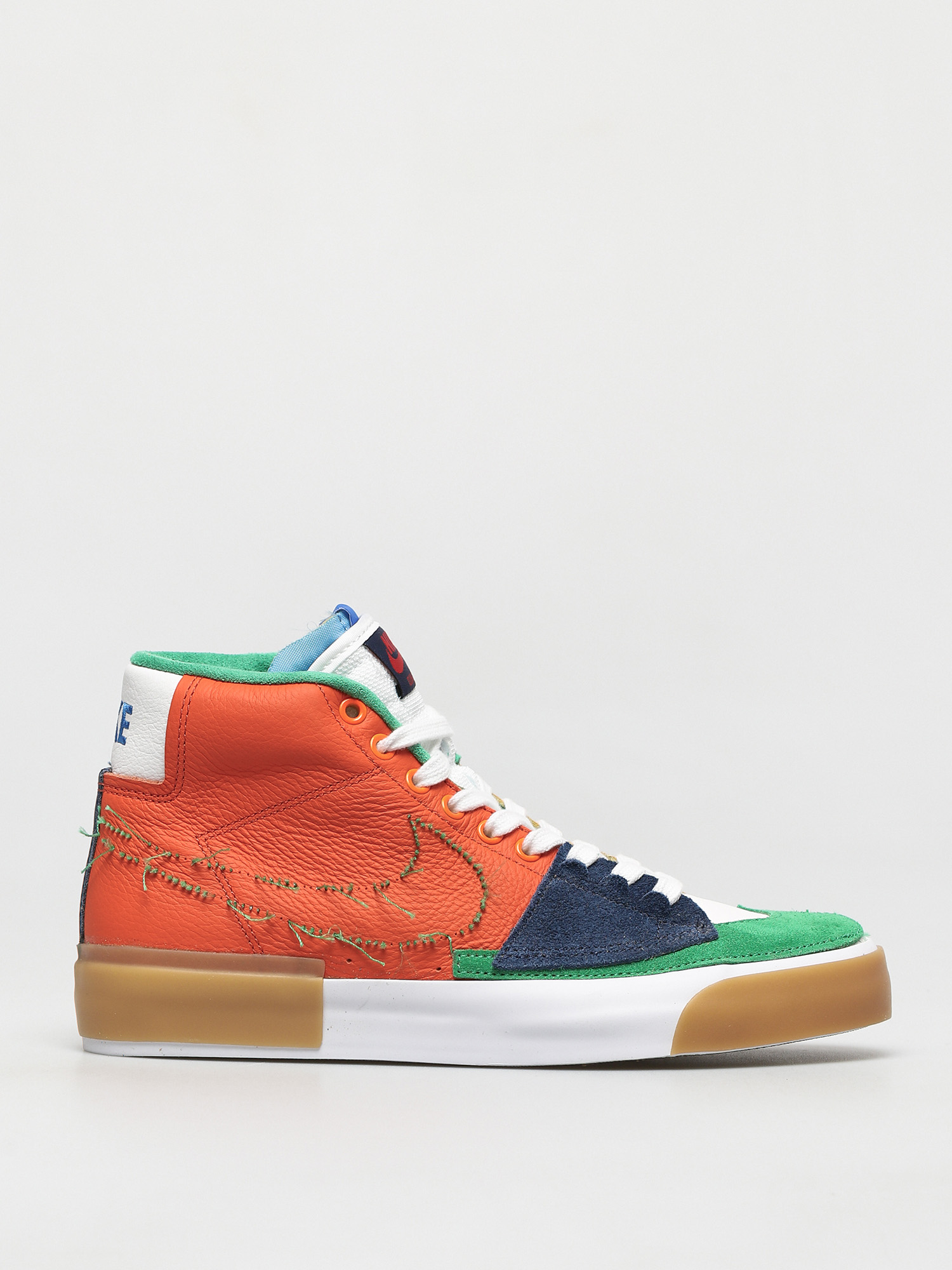 Nike SB Zoom Blazer Mid Edge Shoes (safety orange/lucky green)