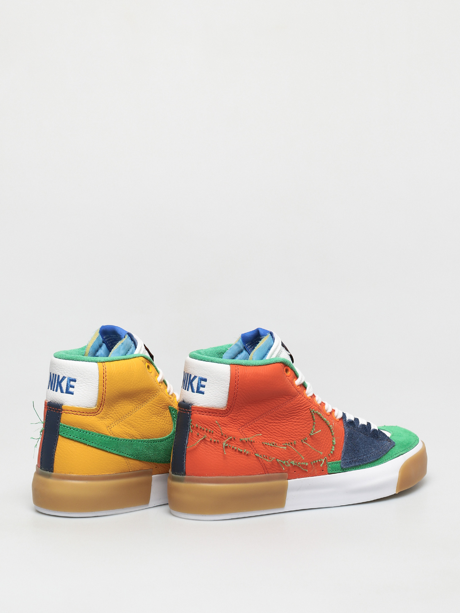 Nike SB Zoom Blazer Mid Edge Shoes (safety orange/lucky green)