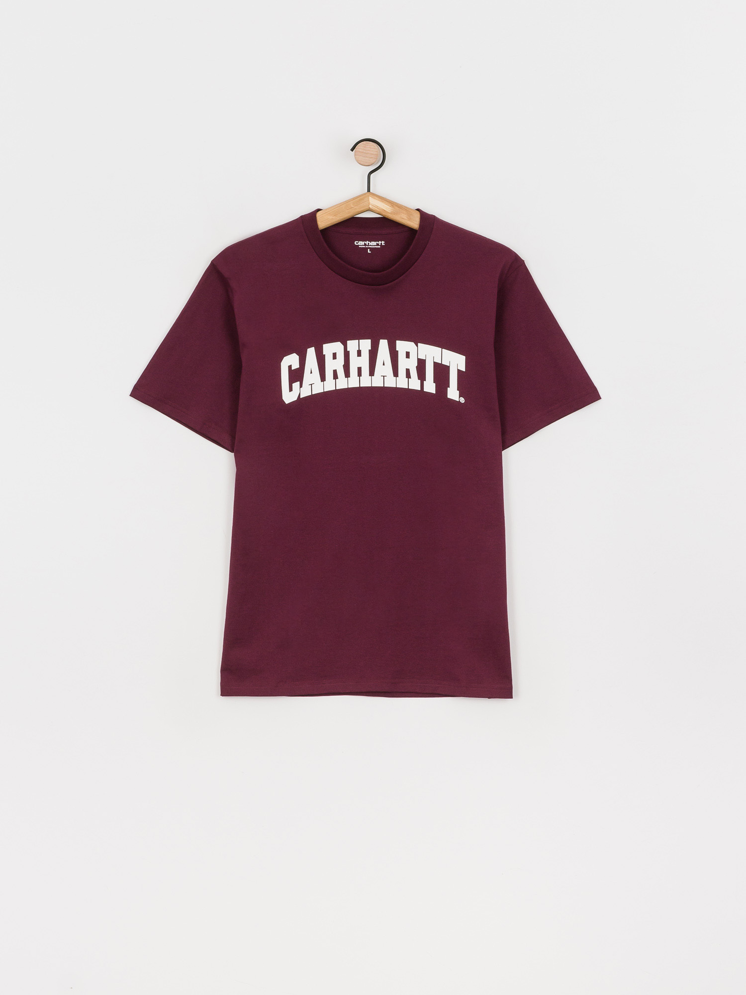 Carhartt WIP University T-shirt (shiraz/white)