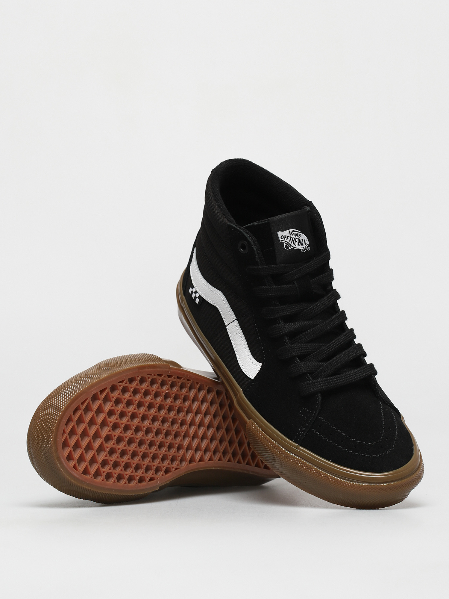 Vans Skate Sk8 Hi Shoes (black/gum)