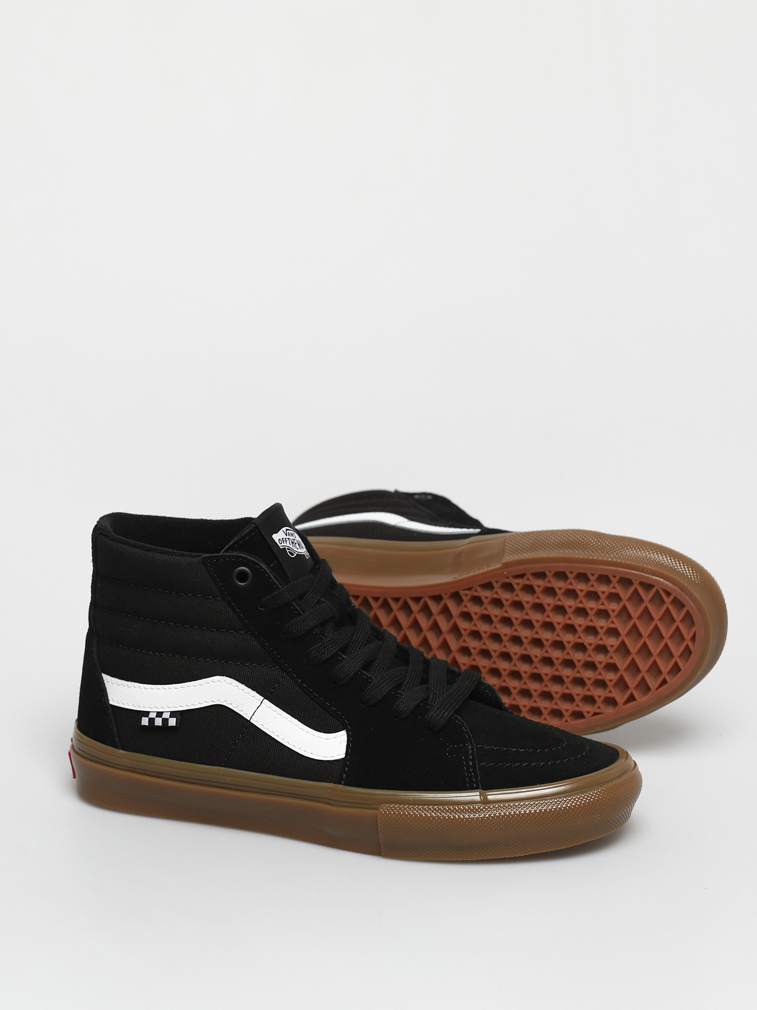 Vans Skate Sk8 Hi Shoes (black/gum)