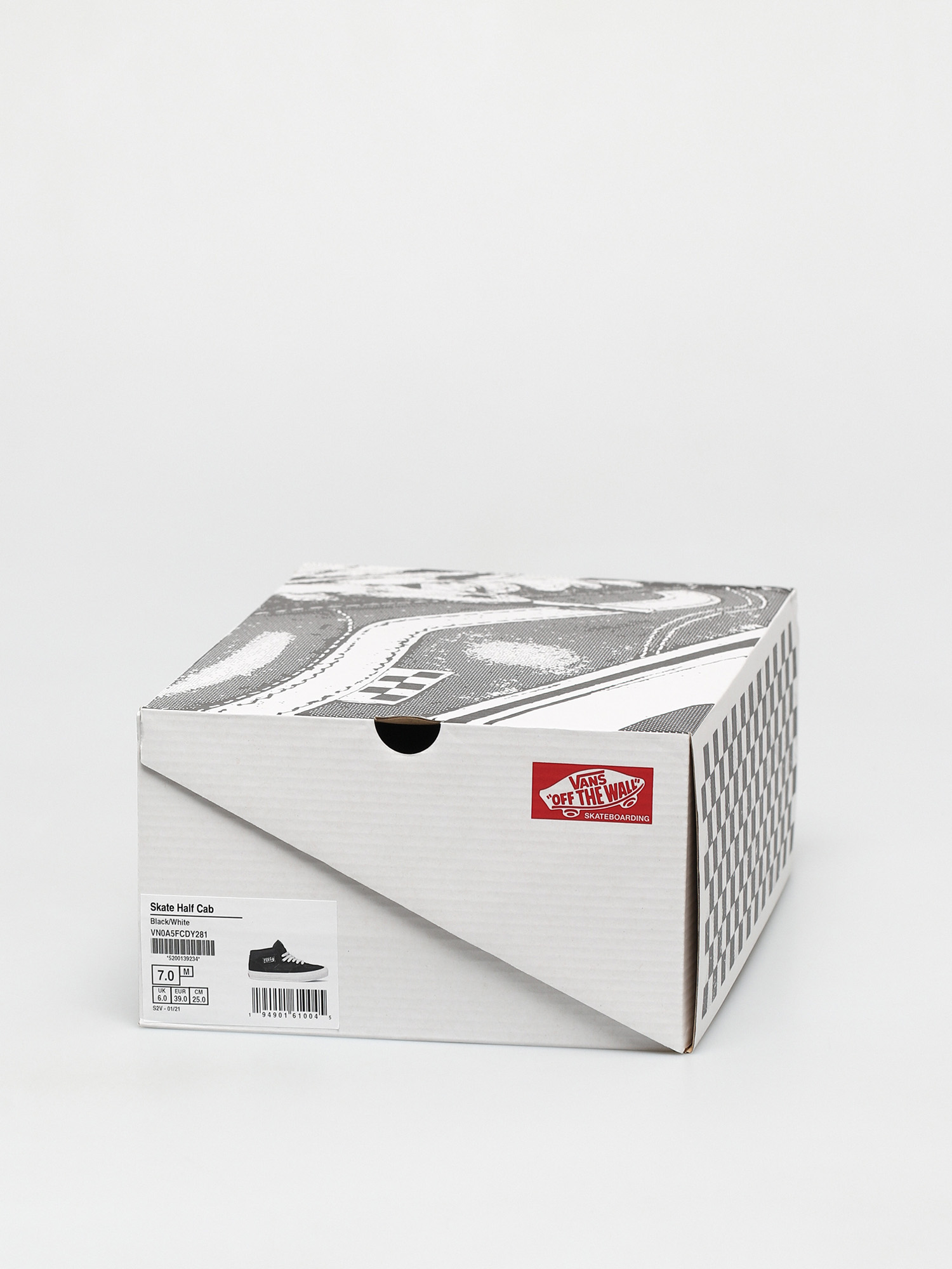 Vans Skate Half Cab Schuhe (black/white)