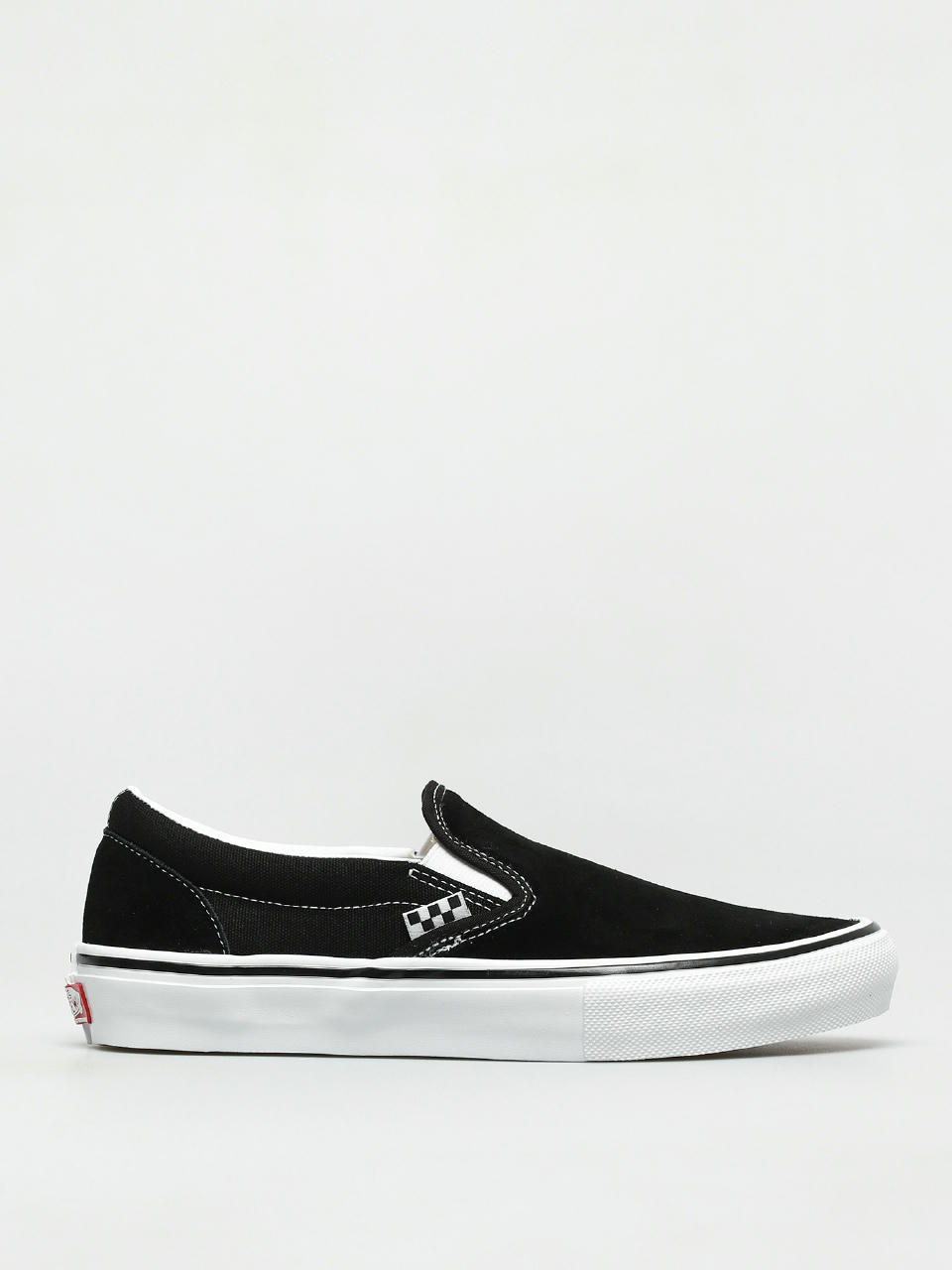 Underholde Par Fjern Vans Skate Slip On Shoes (black/white)