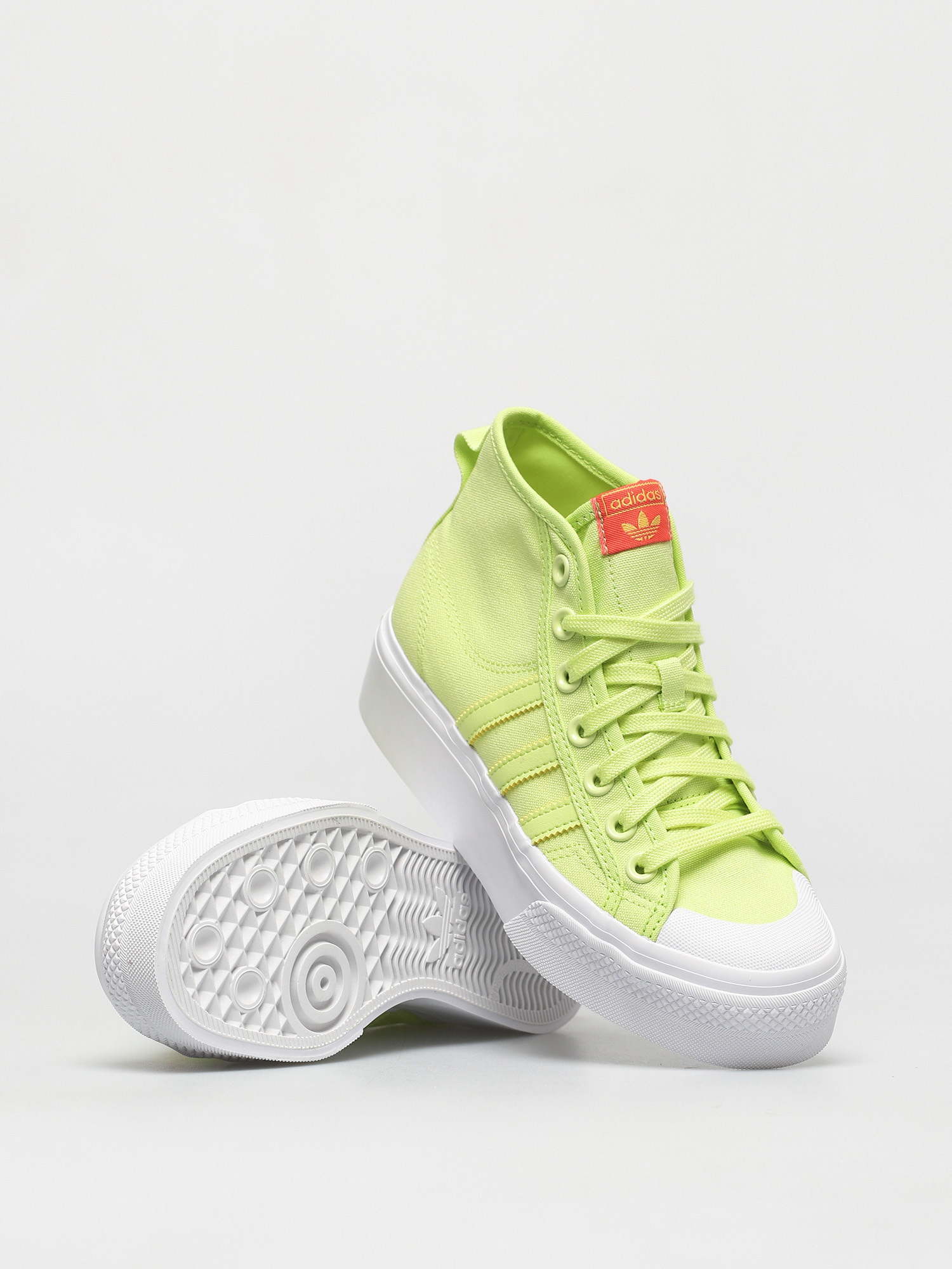 adidas Originals Nizza Platform Mid Shoes Wmn (sefrye/ftwwht/solred)