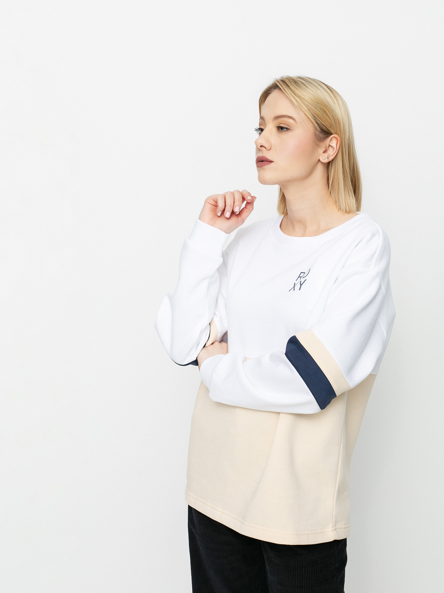 bright white sweater