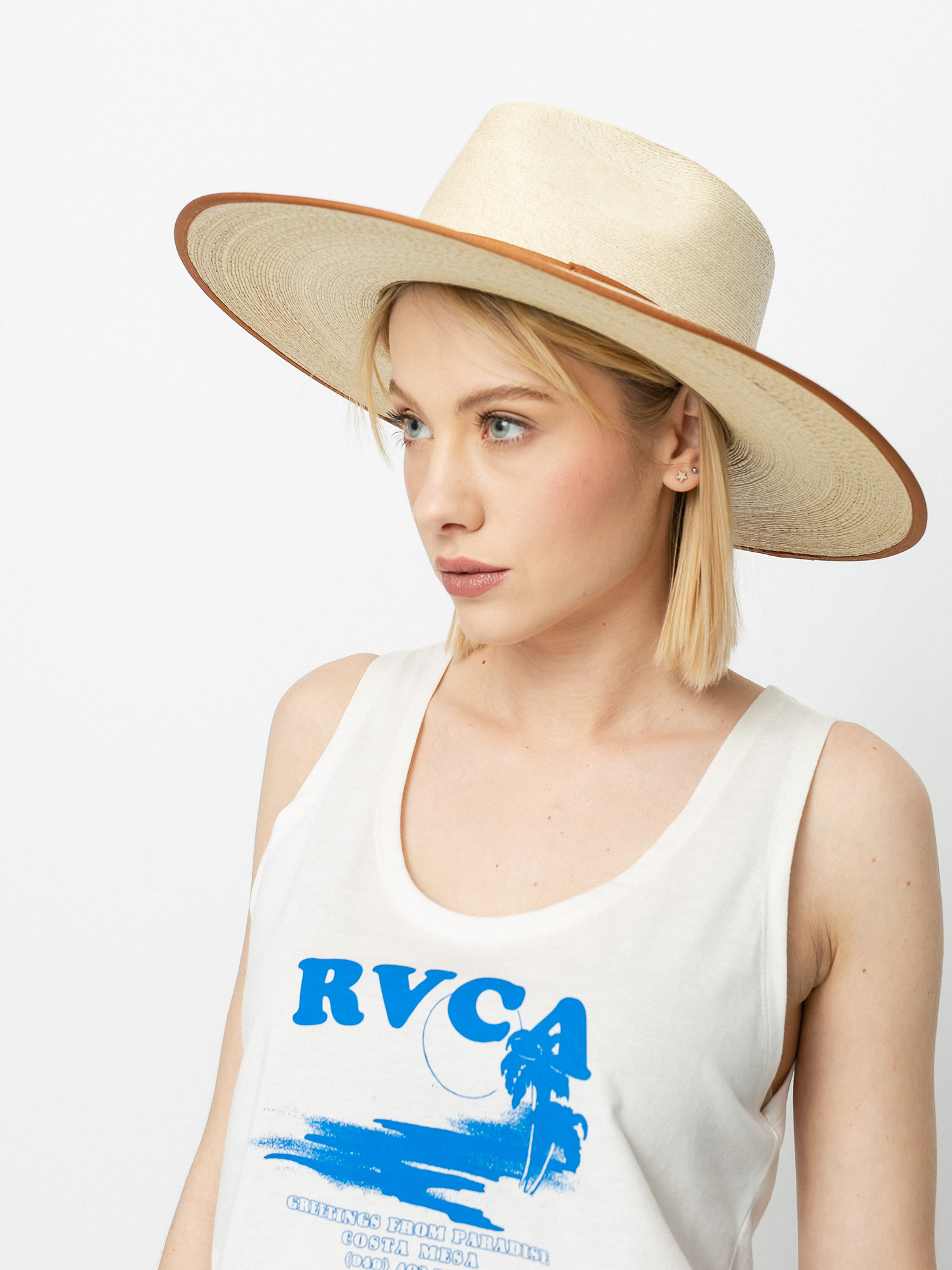 RVCA Postcard Tank top Wmn (vintage white)