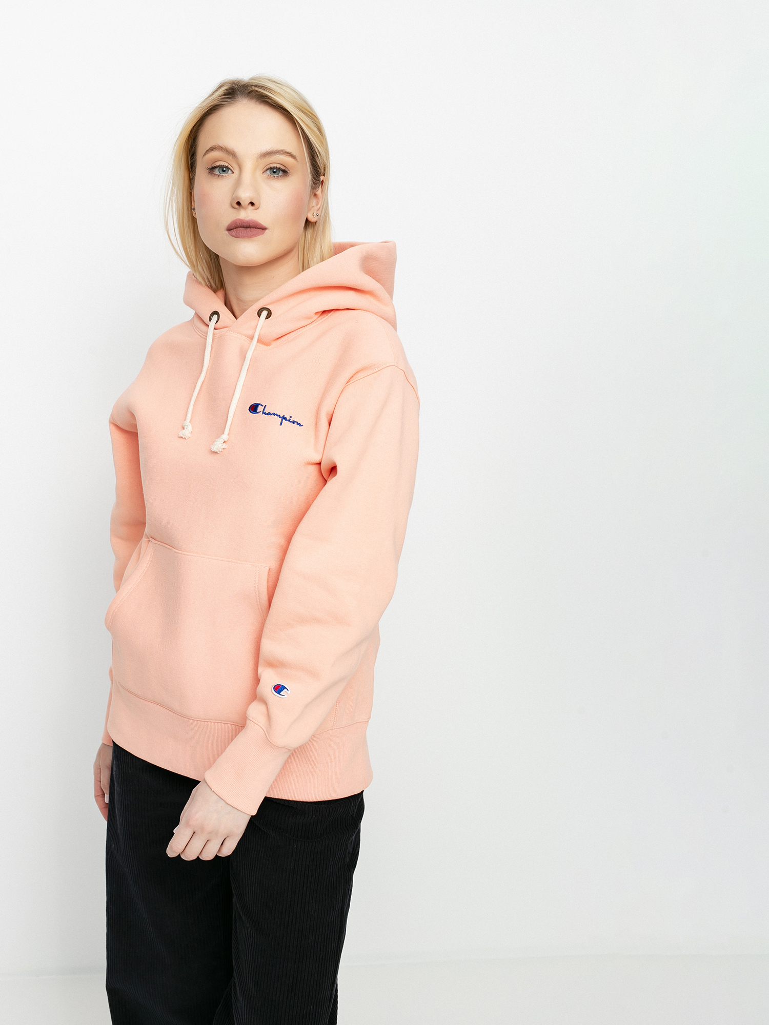 salmon champion sweatshirt